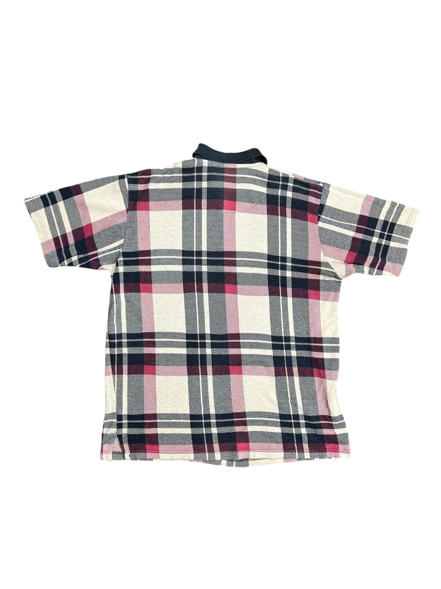 Chaps Ralph Lauren Plaid Polo Shirt - L