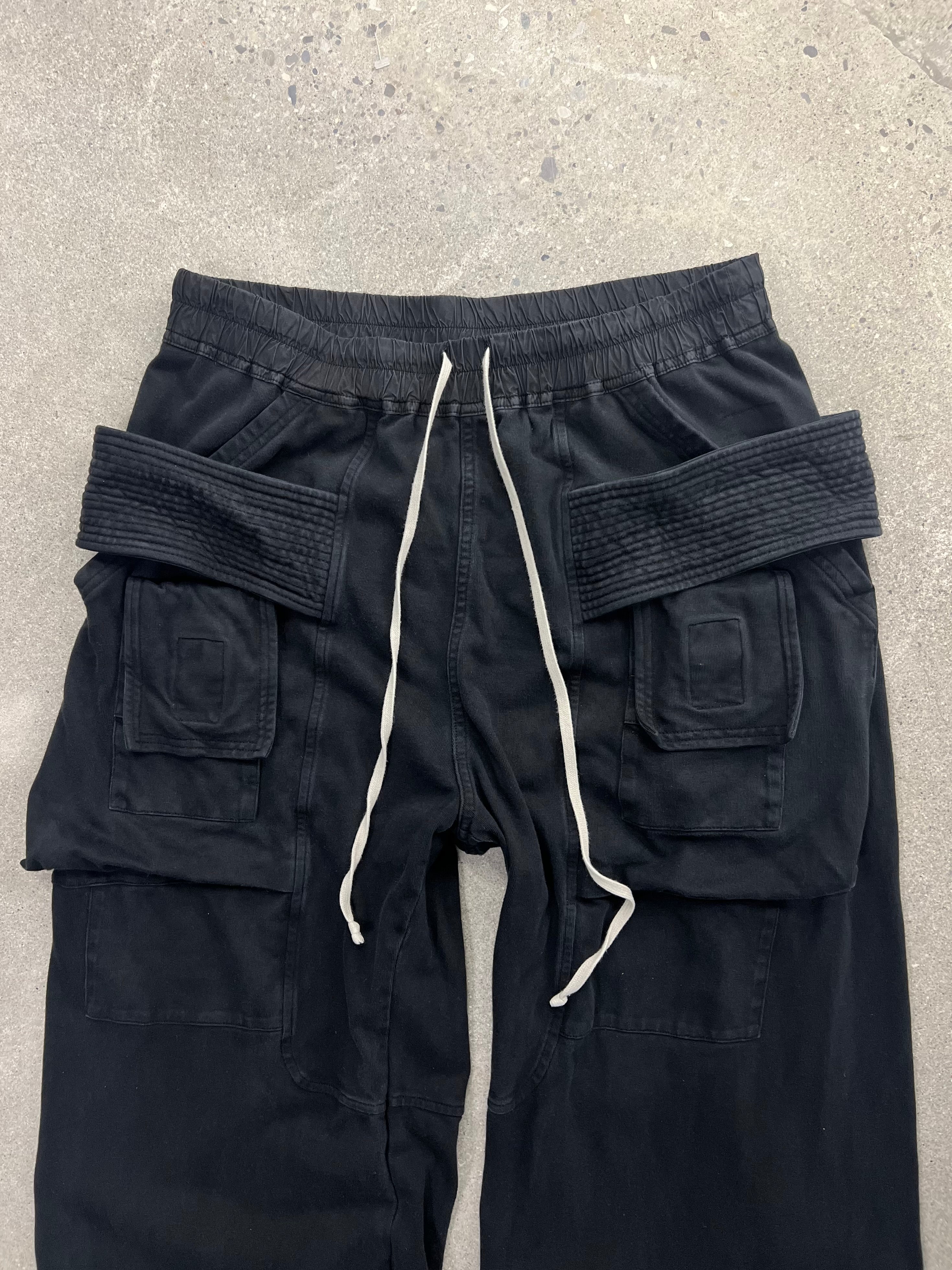 Rick Owens DRKSHDW Creatch Wide Cargo Pants - XL