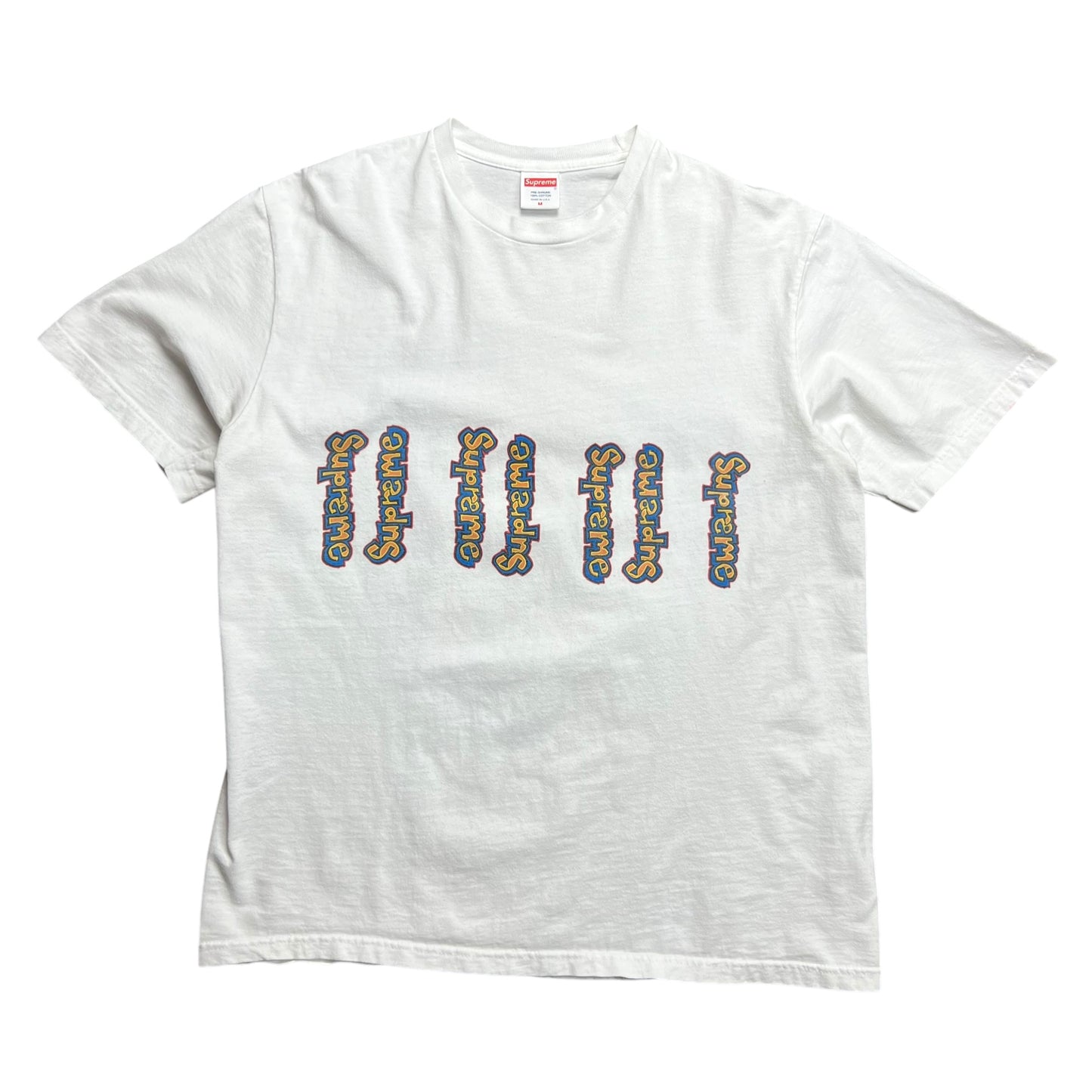 Supreme White Gonz Logo T-shirt - M