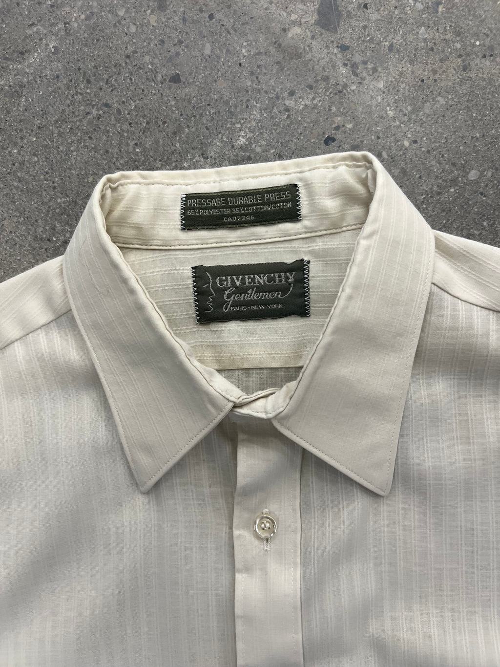 Givenchy Gentlemen Striped Short Sleeve Button-Up Shirt - L