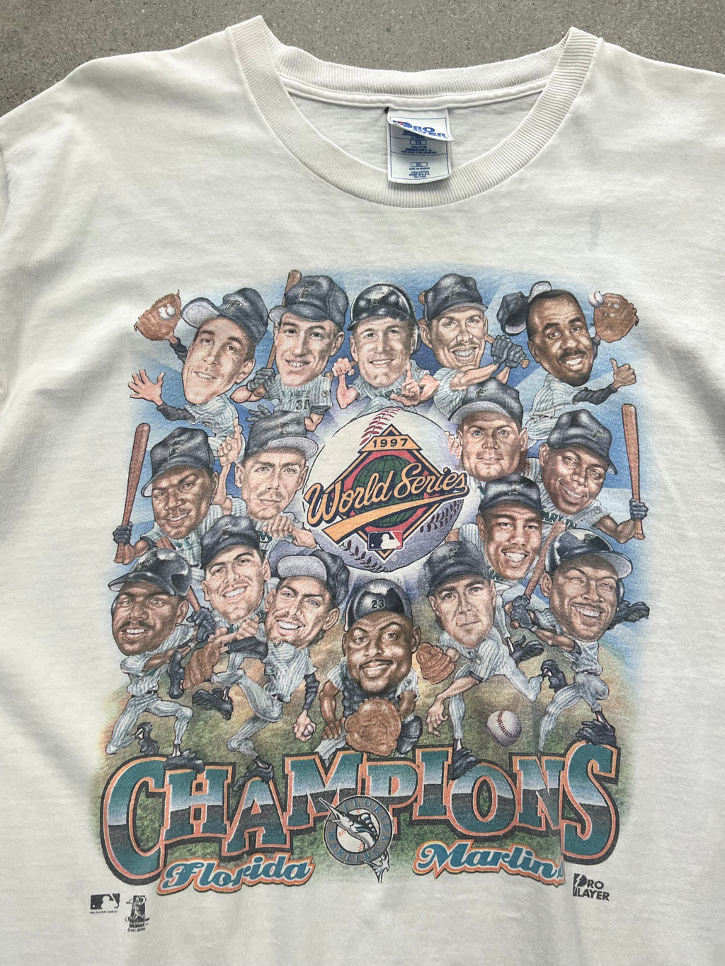 1997 Florida Marlins World Series Champions MLB T-Shirt - XL