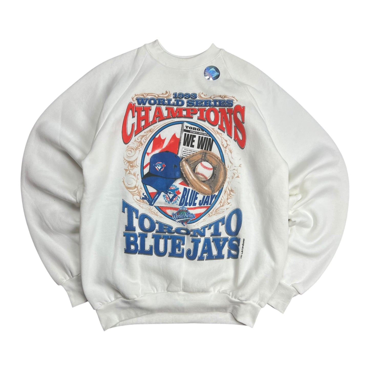 1993 Toronto Blue Jays World Series Champions Crewneck - XL