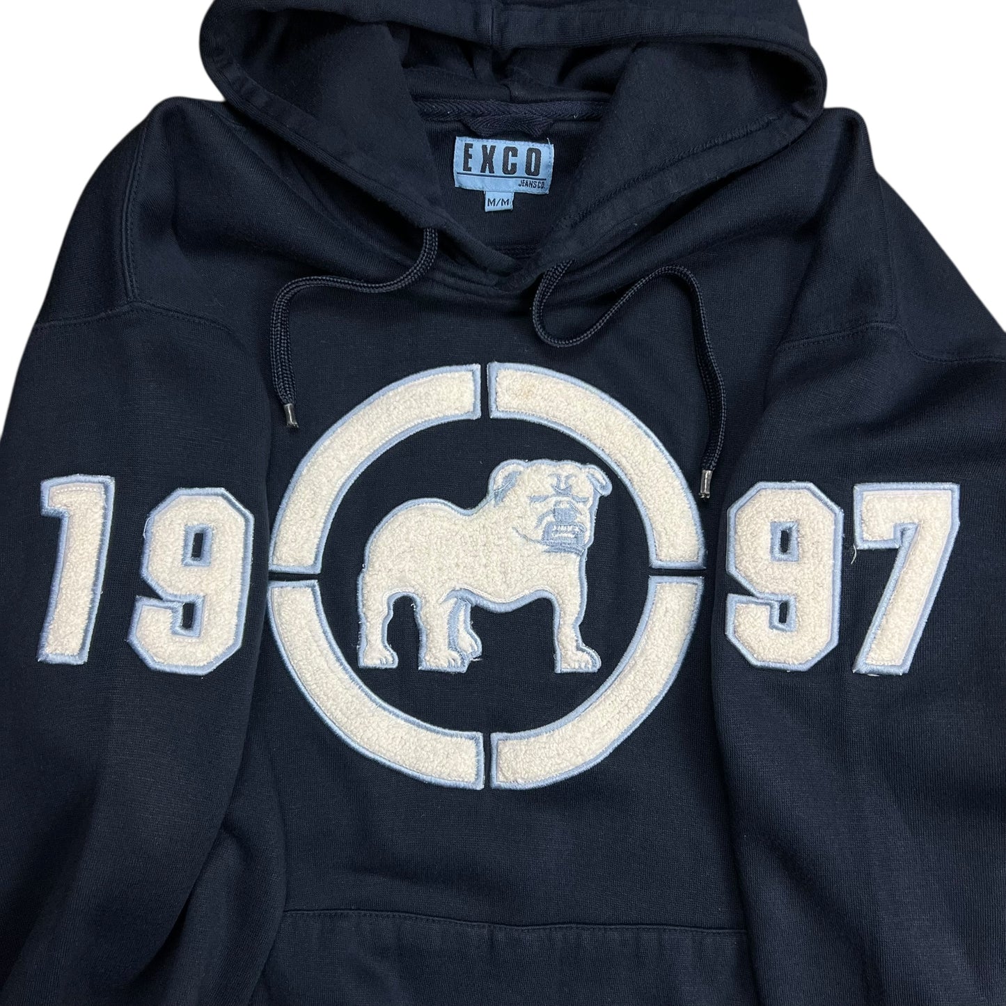 Exco Jeans Baggy Bulldog Logo Hoodie - XL