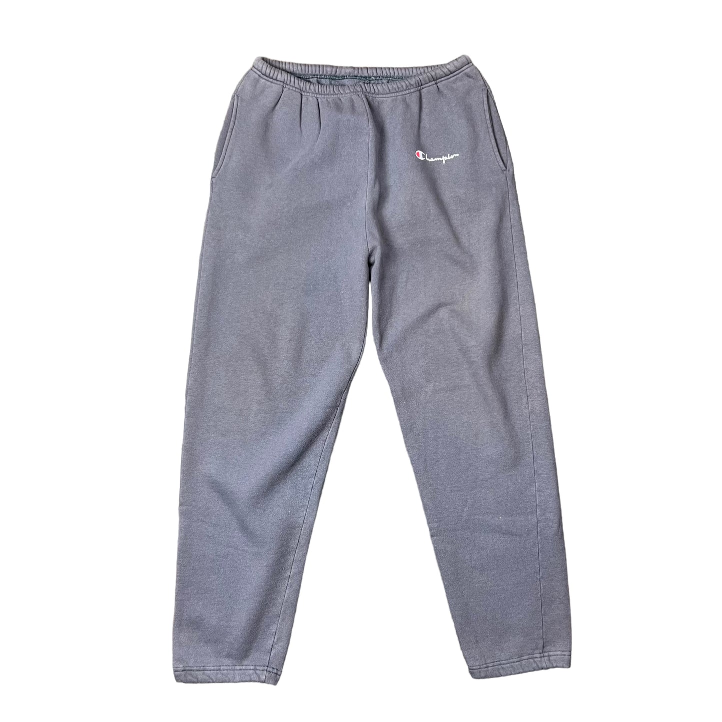 Faded Grey Champion Sweatpants - L