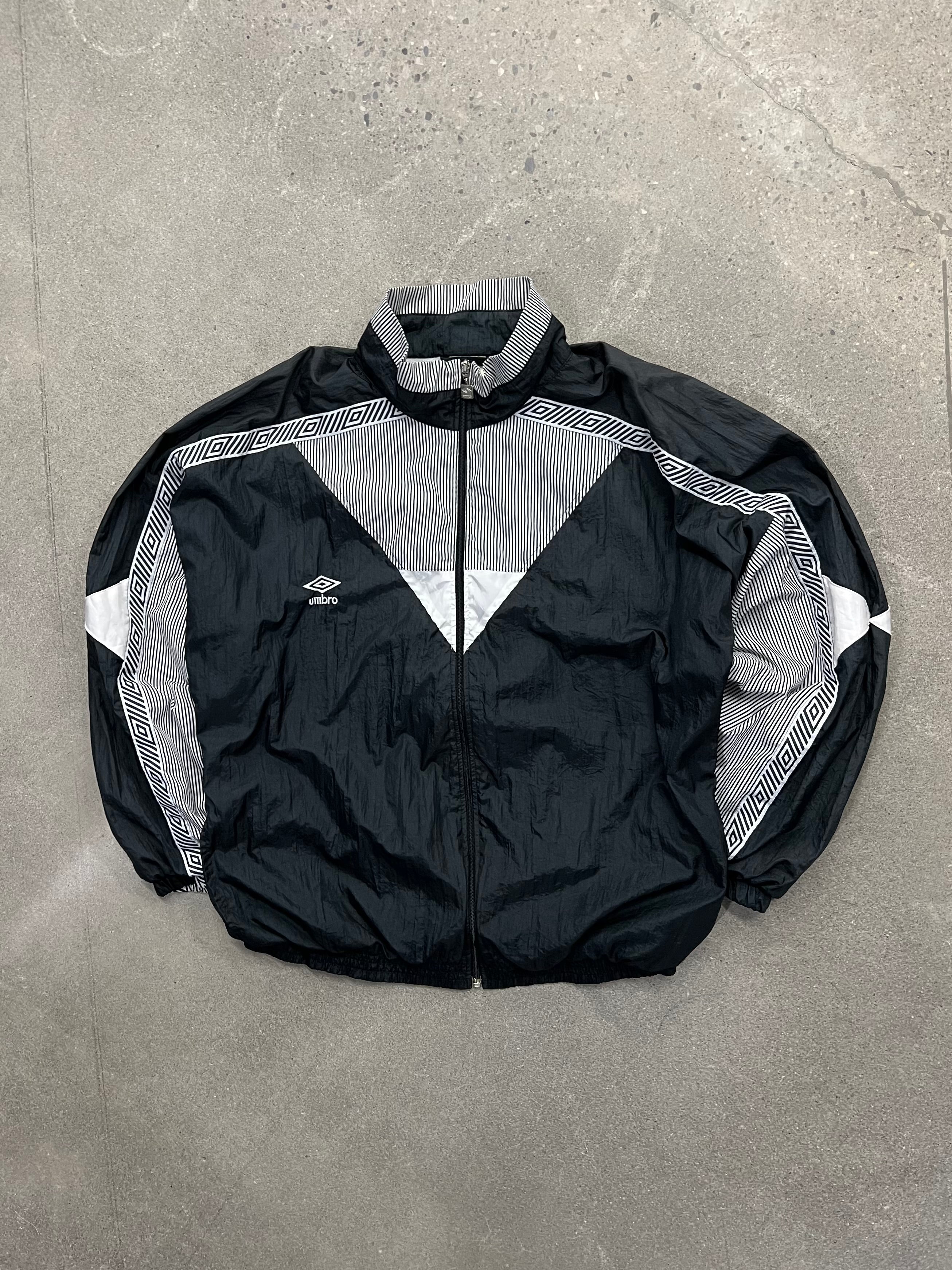 Umbro Stripe Tape Logo Track Jacket - XL