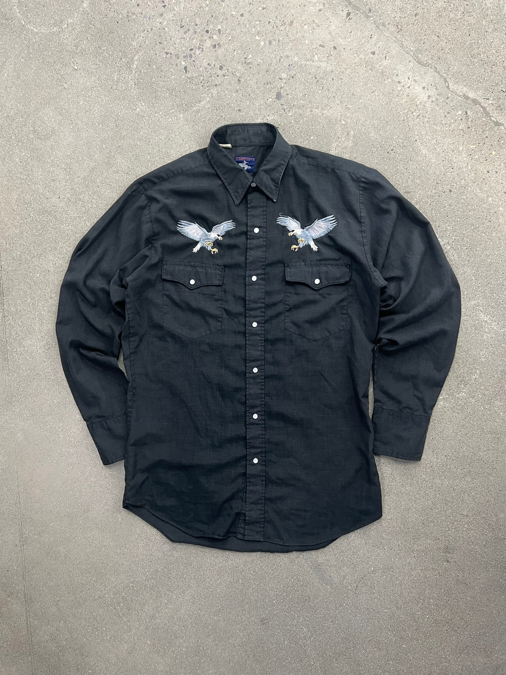 Chute #1 Western Pearl Snap Button-Up Shirt - L