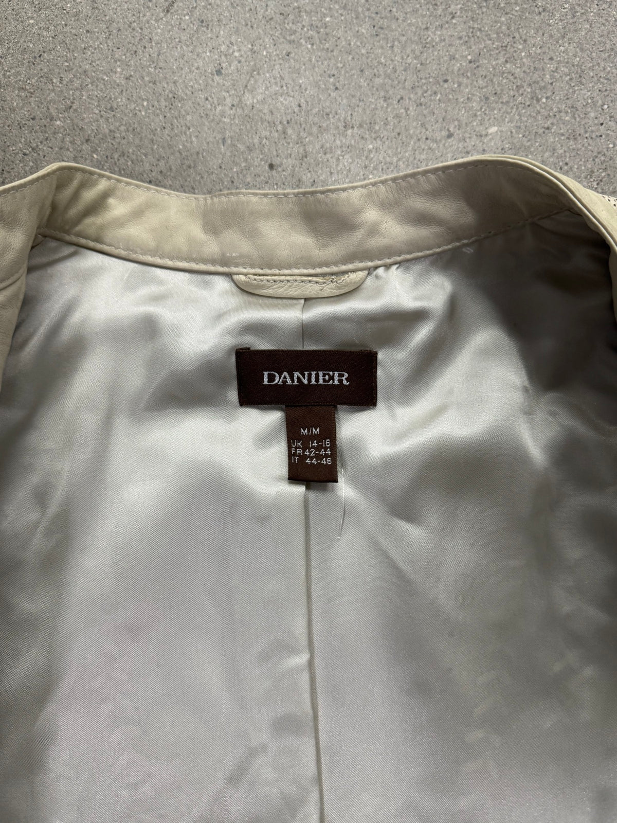 Danier Braided Leather Moto Jacket - M