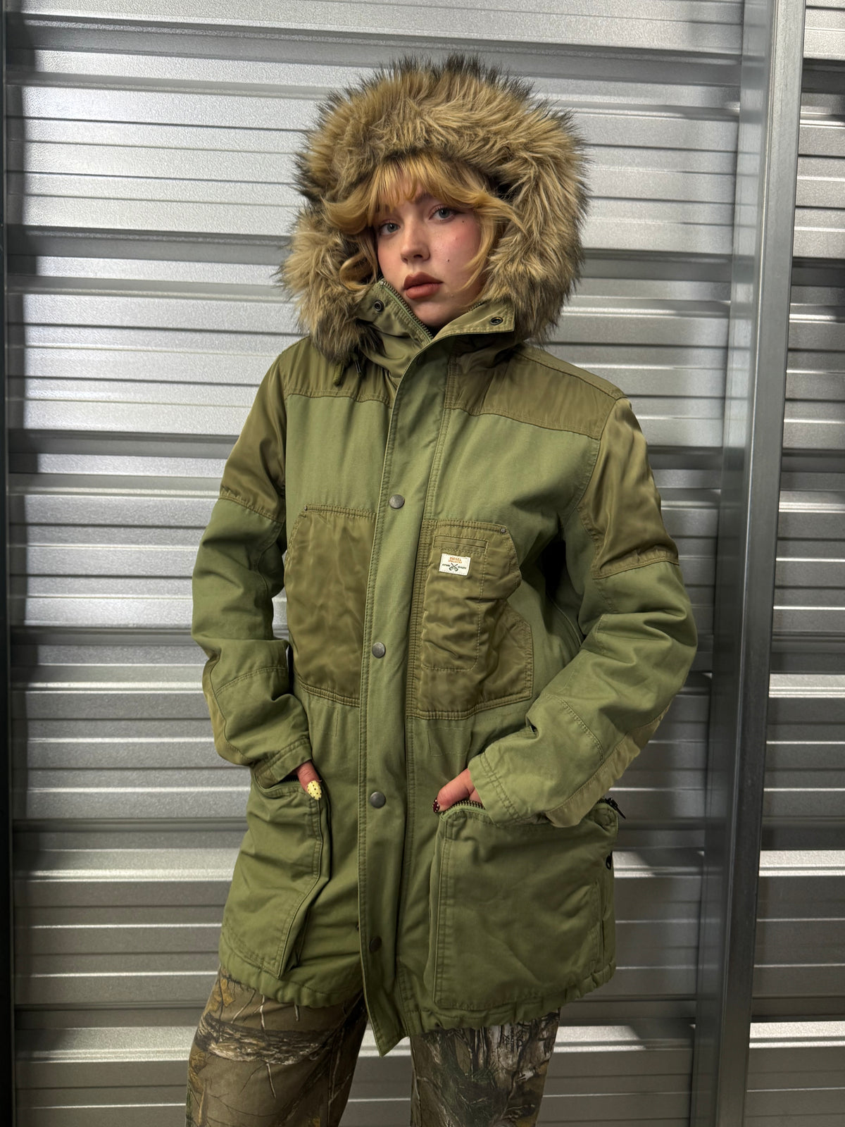 Diesel Military Parka Jacket - M