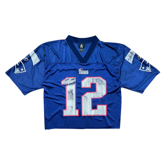 Reebok New England Patriots Cropped NFL Jersey - M