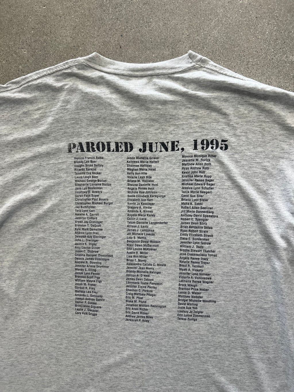 1995 4 Year Sentence Graduation T-Shirt - XL
