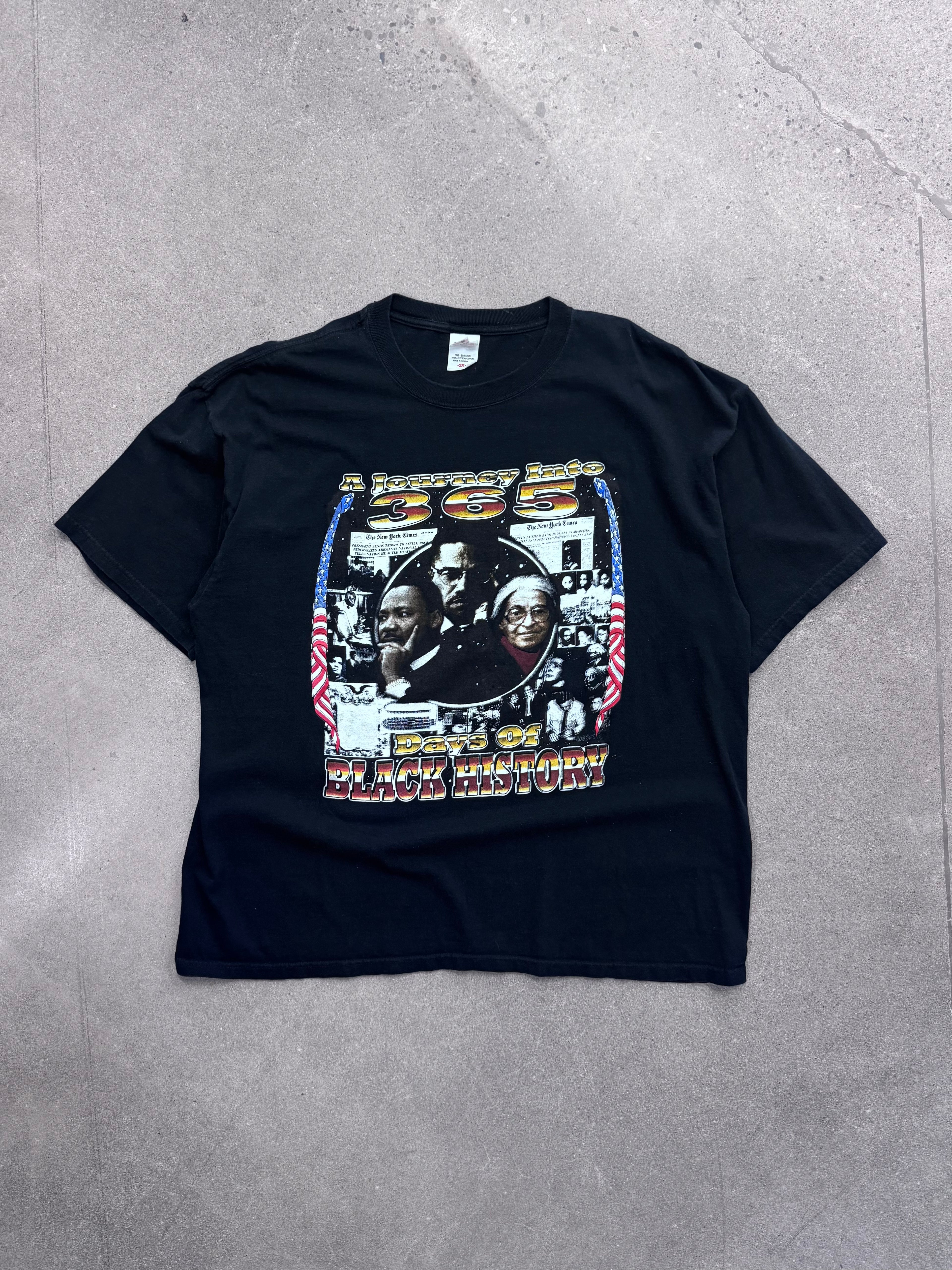 365 Days Of Black History Tribute T-Shirt - XXL