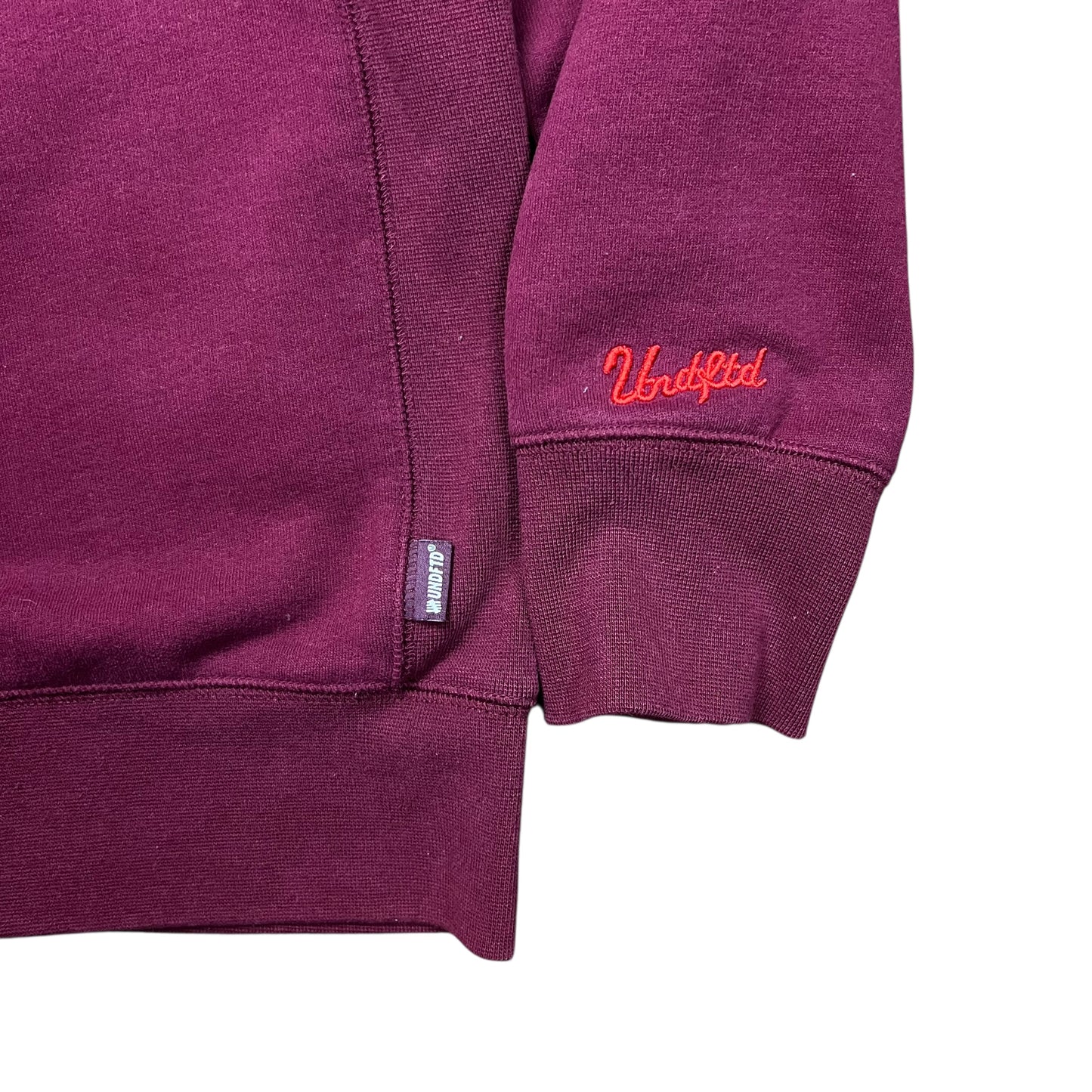 Undefeated Burgundy Logo Crewneck Sweatshirt - L