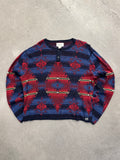 Denim & Supply Ralph Lauren Southwestern Henley Knit Sweater - L