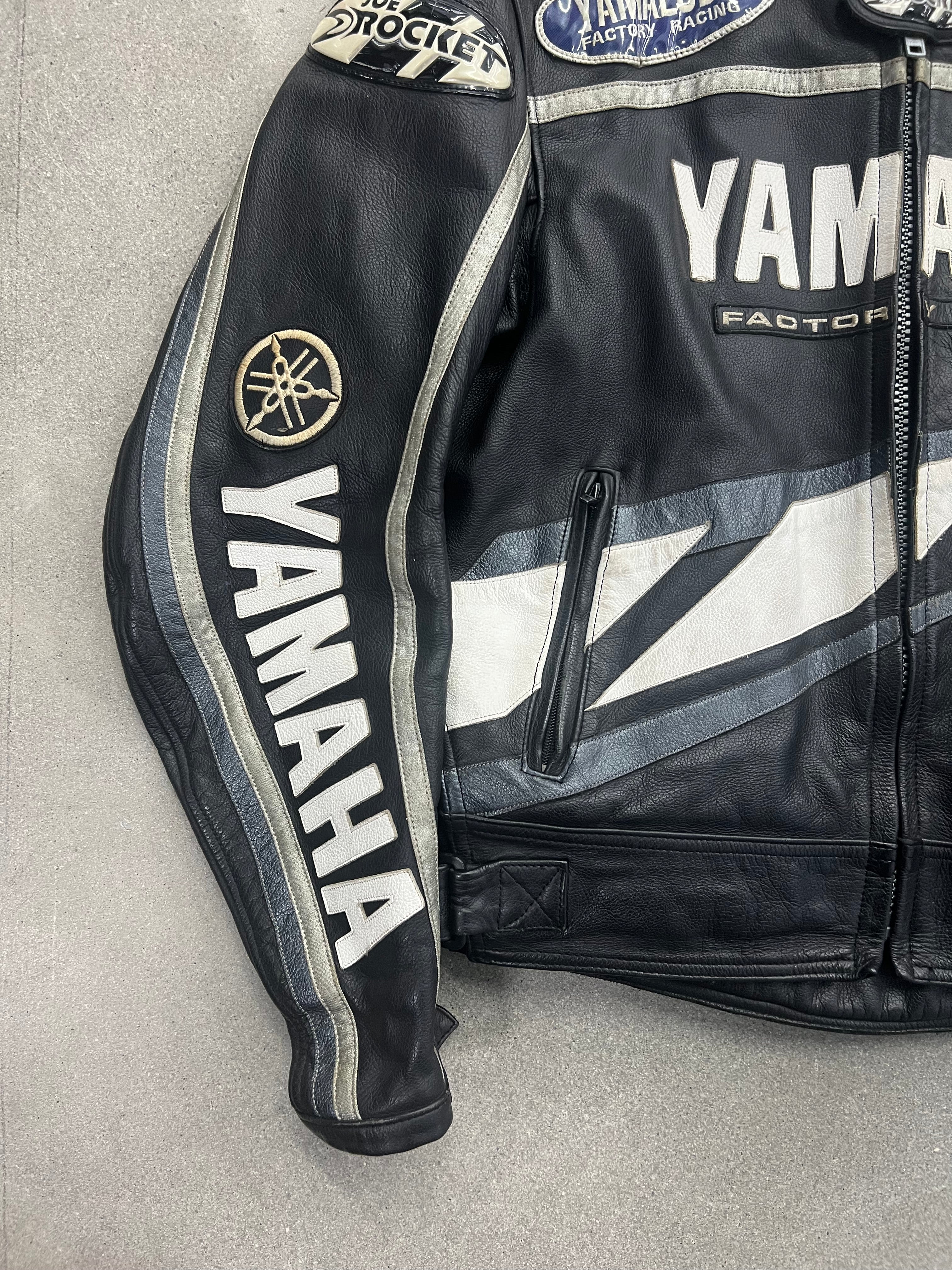 Yamaha Leather Motorcycle Jacket - L