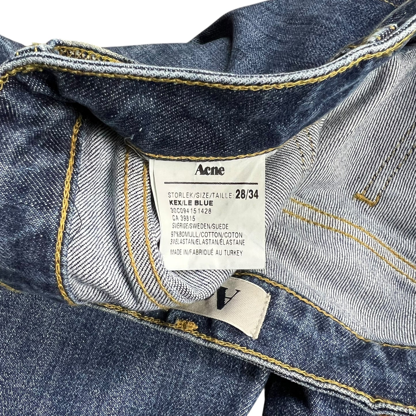 Acne Studios Light Wash Skinny Jeans - 28”