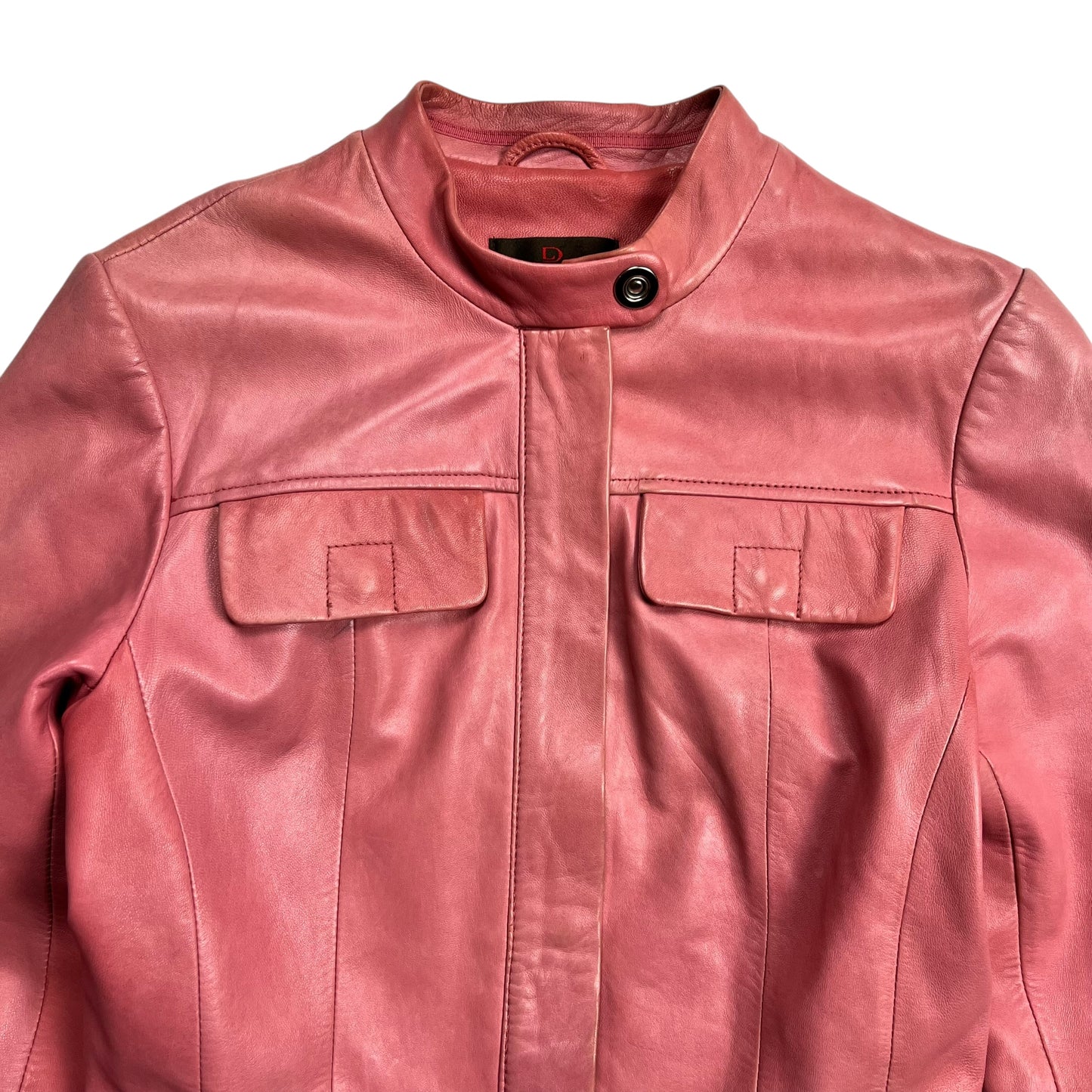 Danier Soft Pink Leather Jacket - XS