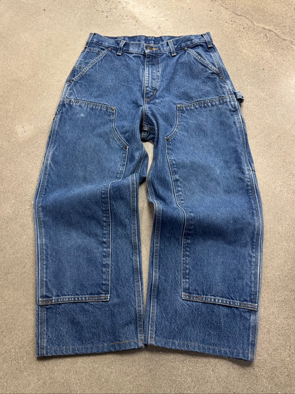 Carhartt Denim Double Knee Work Pants - 31"