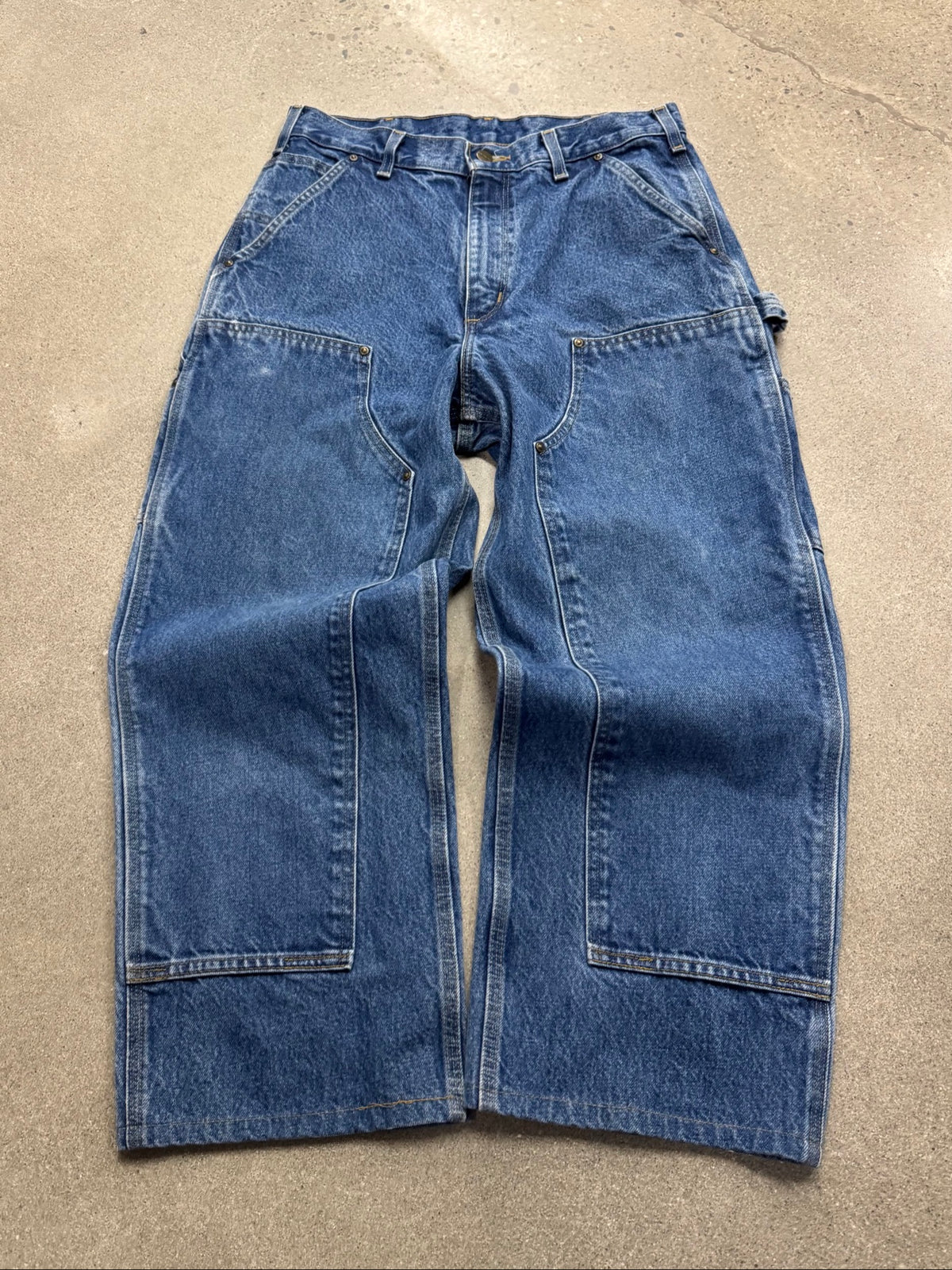 Carhartt Denim Double Knee Work Pants - 31"