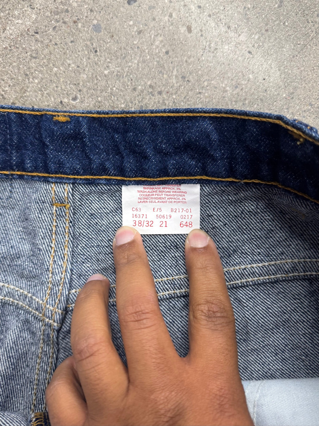 Levi's 619 Orange Tab Jeans - 35"