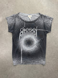 Diesel Rhinestone Shadow T-Shirt - M