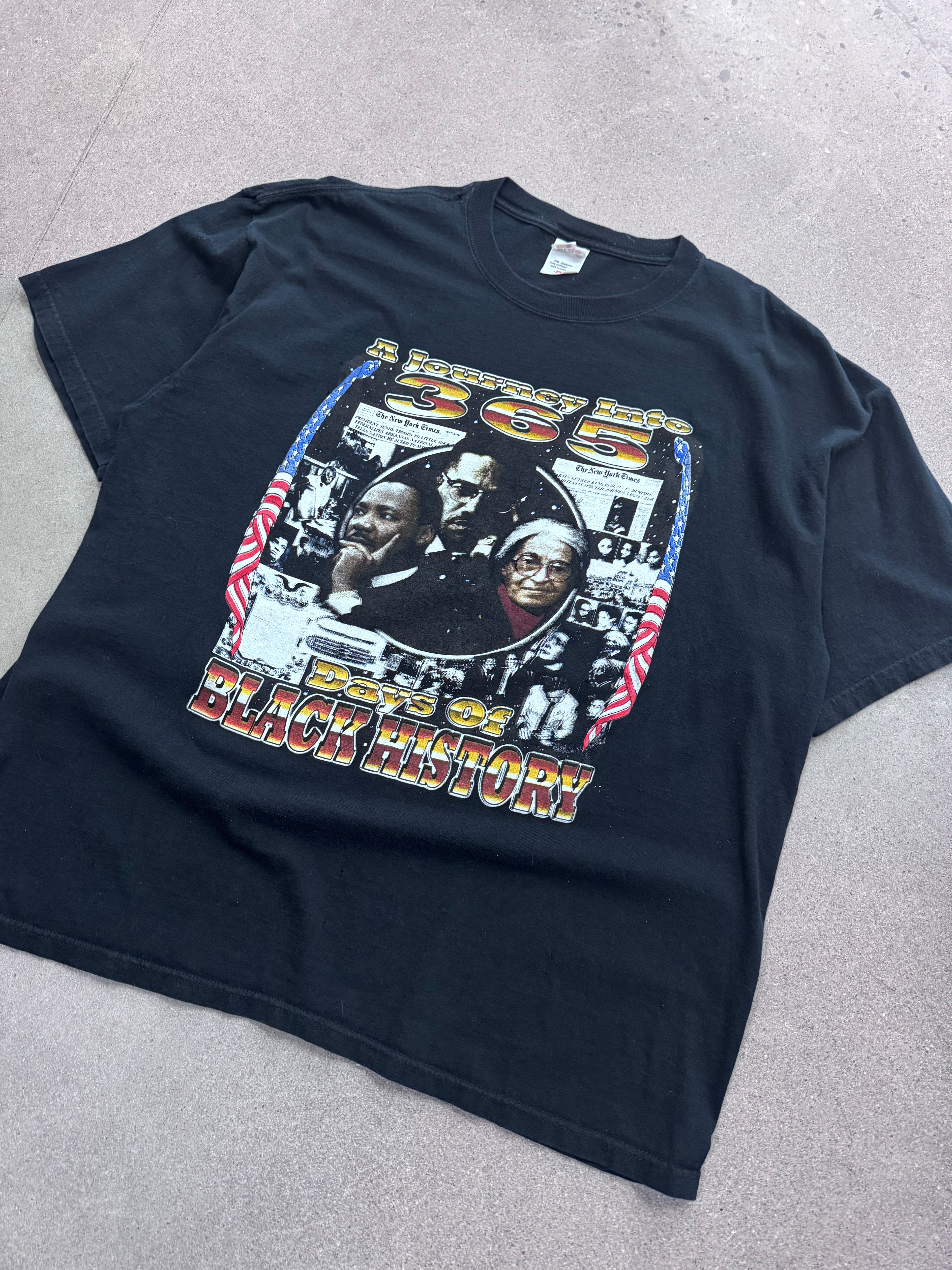 365 Days Of Black History Tribute T-Shirt - XXL