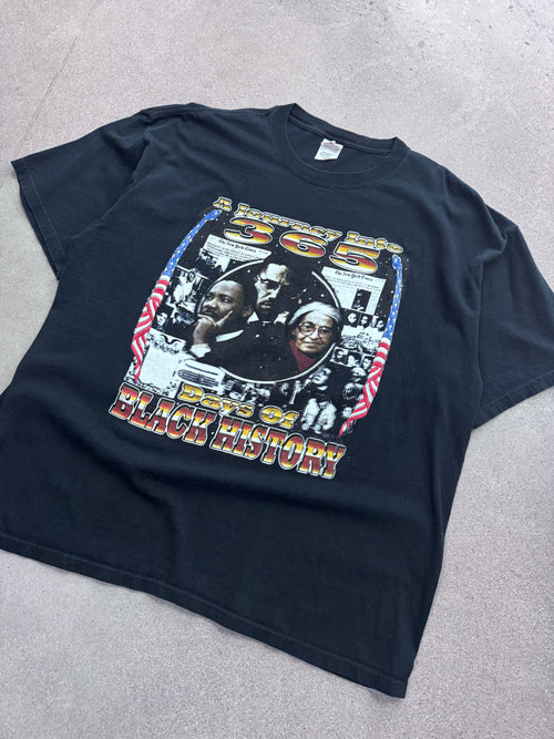 365 Days Of Black History Tribute T-Shirt - XXL
