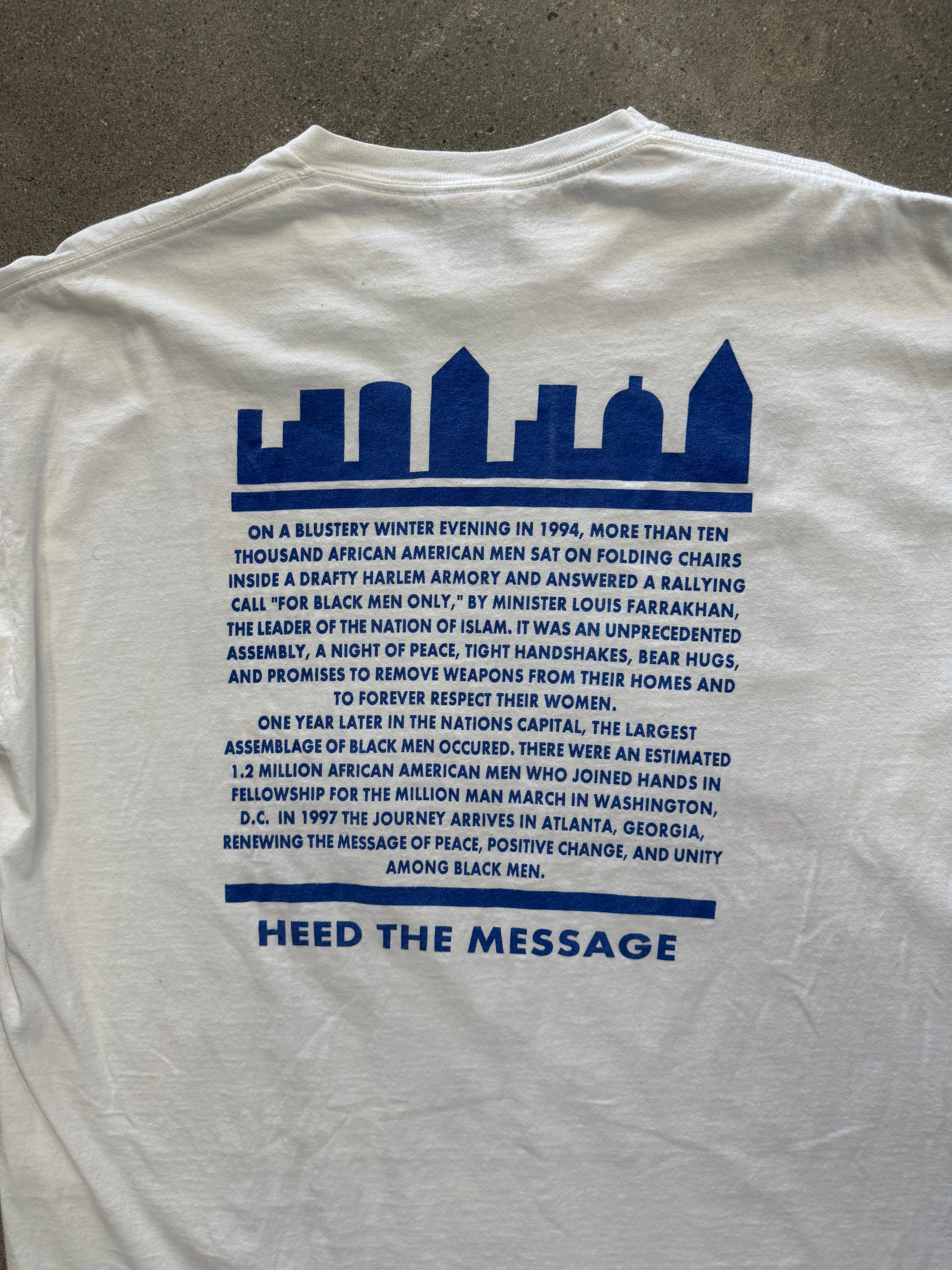 1997 Million Man March Atlanta T-Shirt - XL