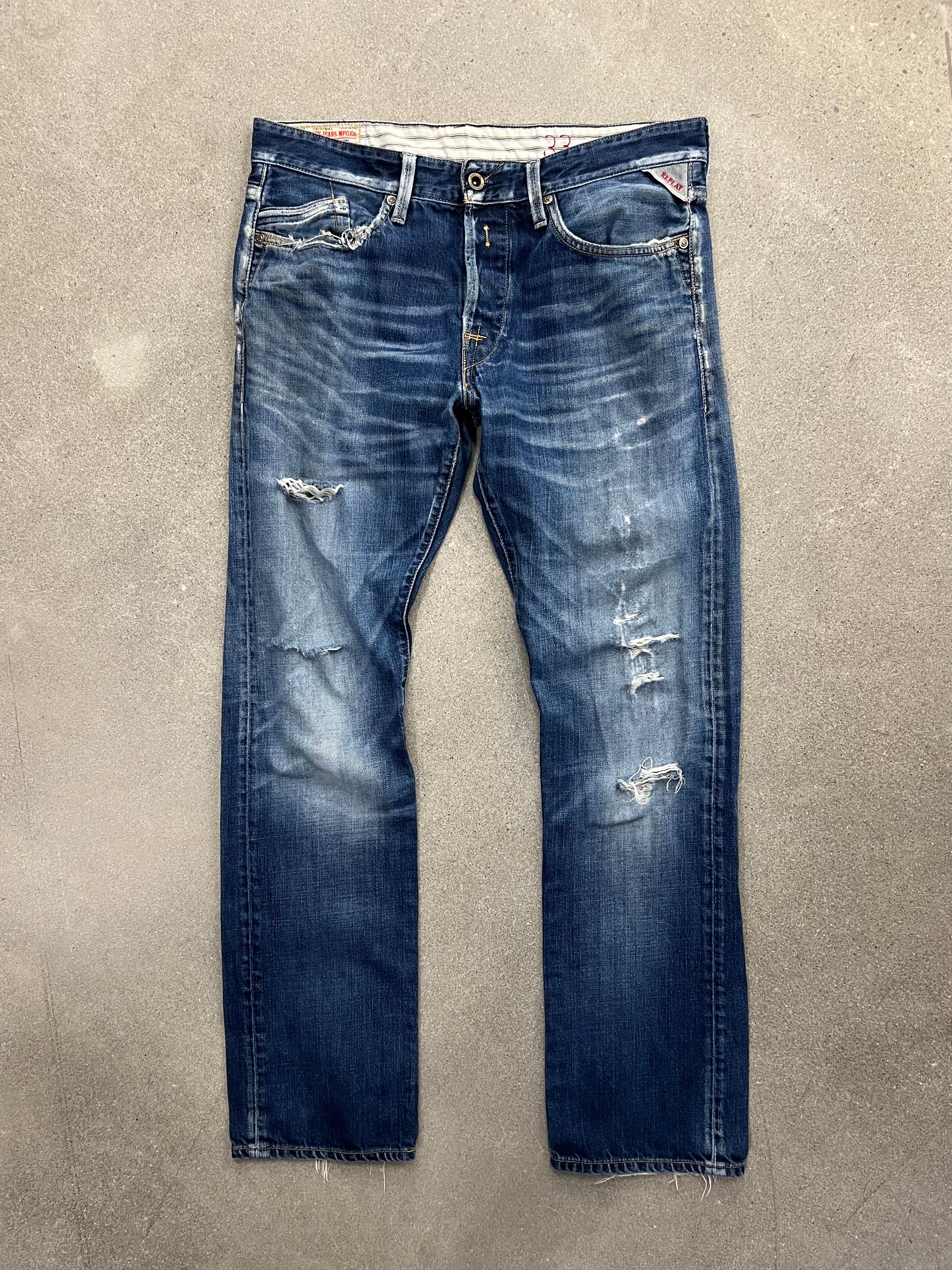 Replay Waitom Distressed Jeans - 34”