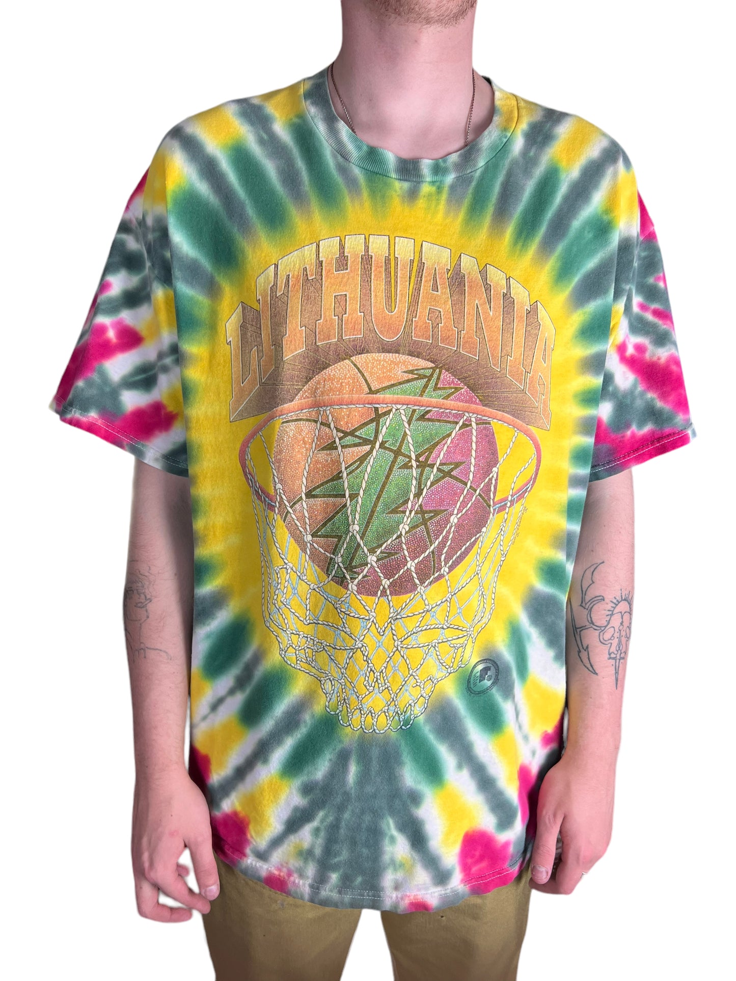 1996 Grateful Dead Lithuanian Basketball T-shirt - XL