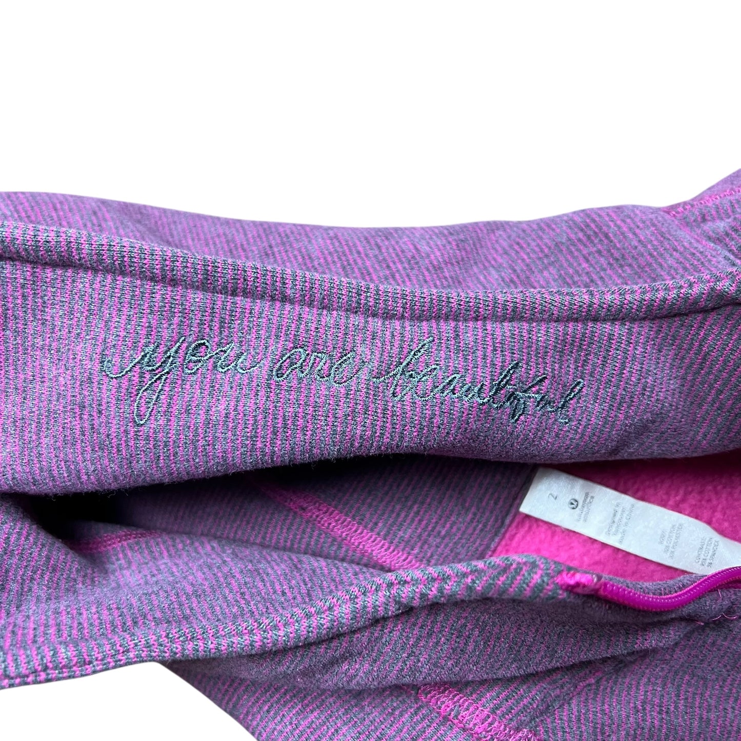 Lululemon Purple & Pink Scuba Full-Zip Hoodie - 2
