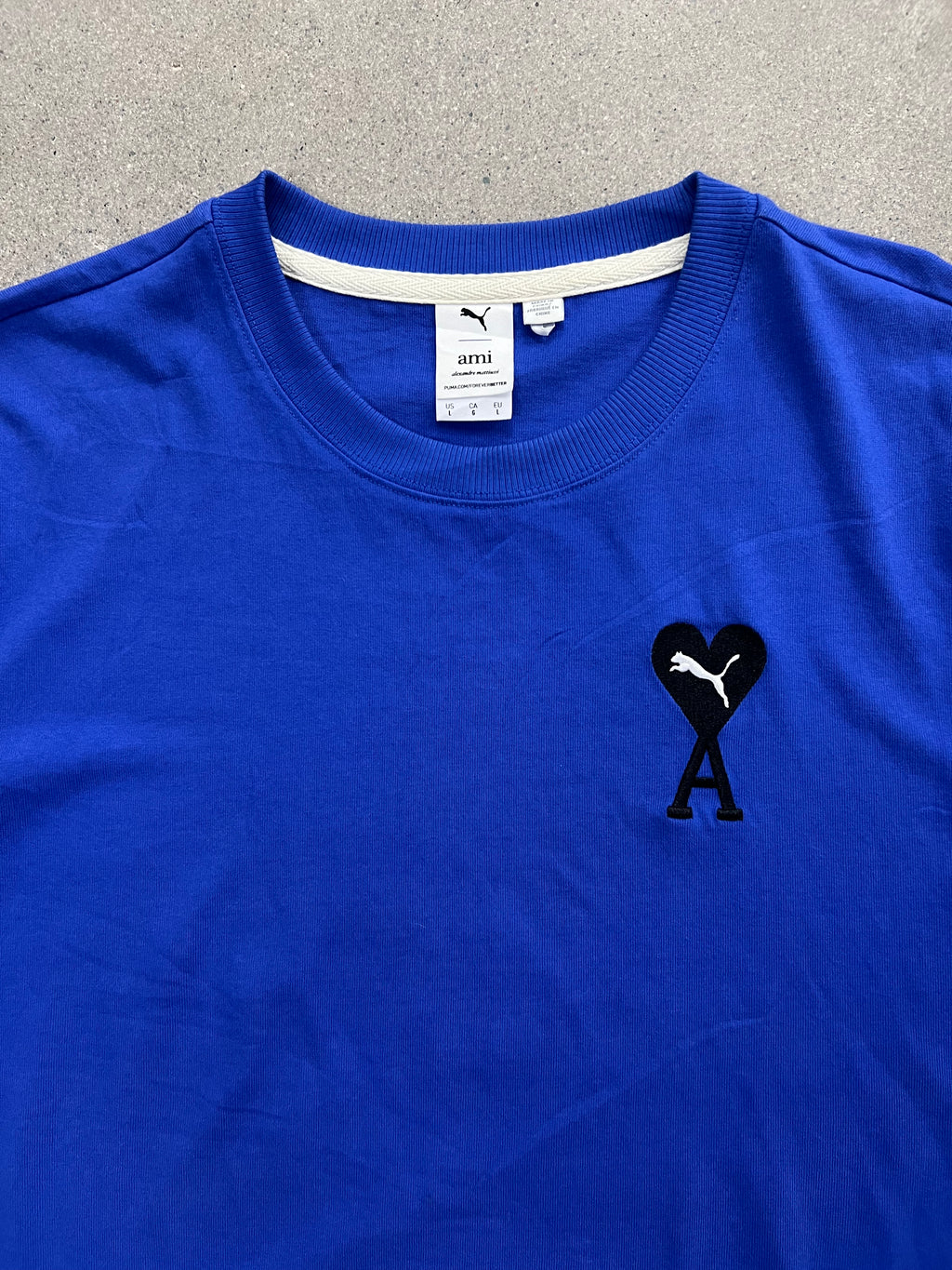 Puma x AMI Logo T-Shirt - L