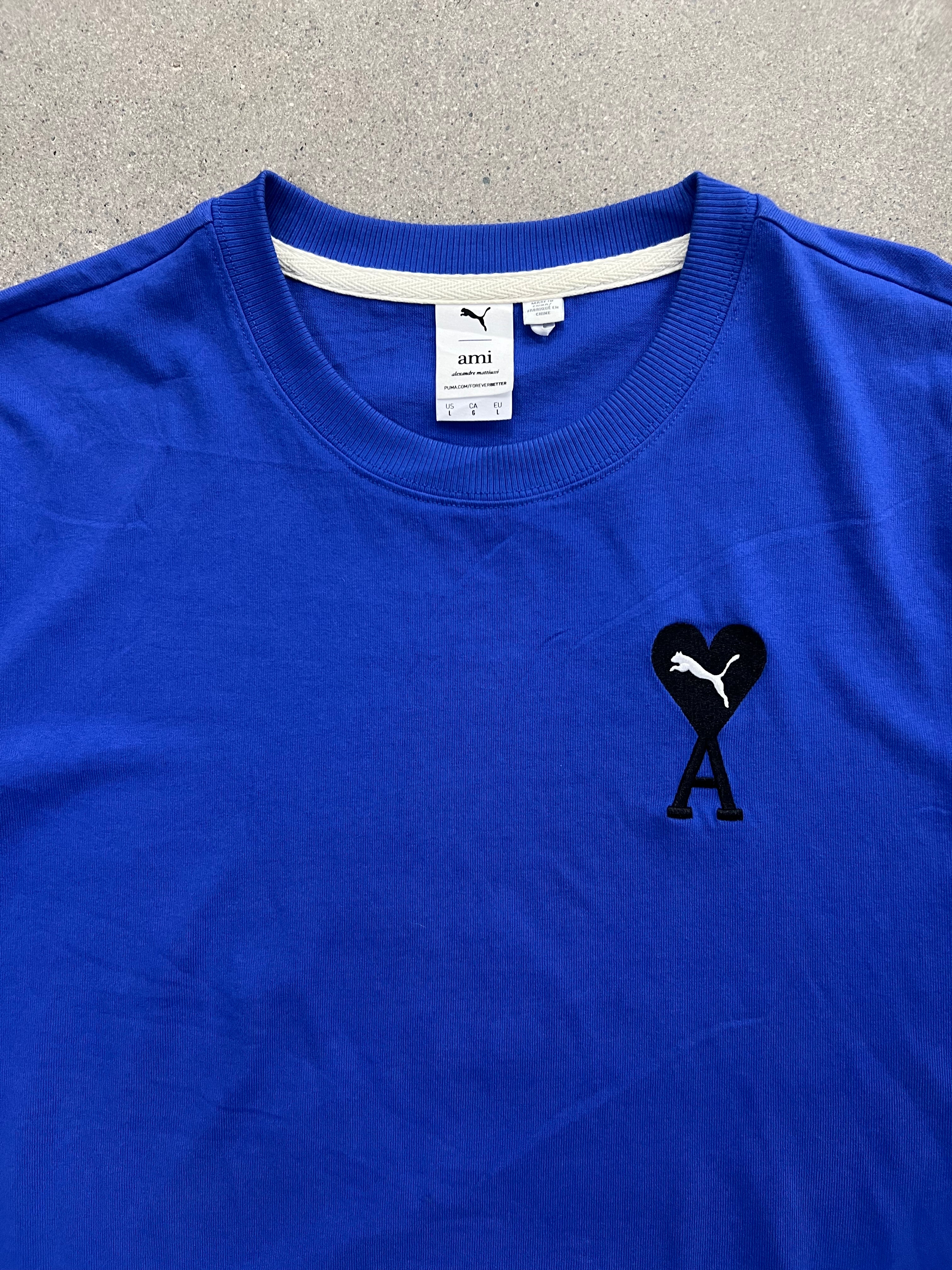Puma x AMI Logo T-Shirt - L
