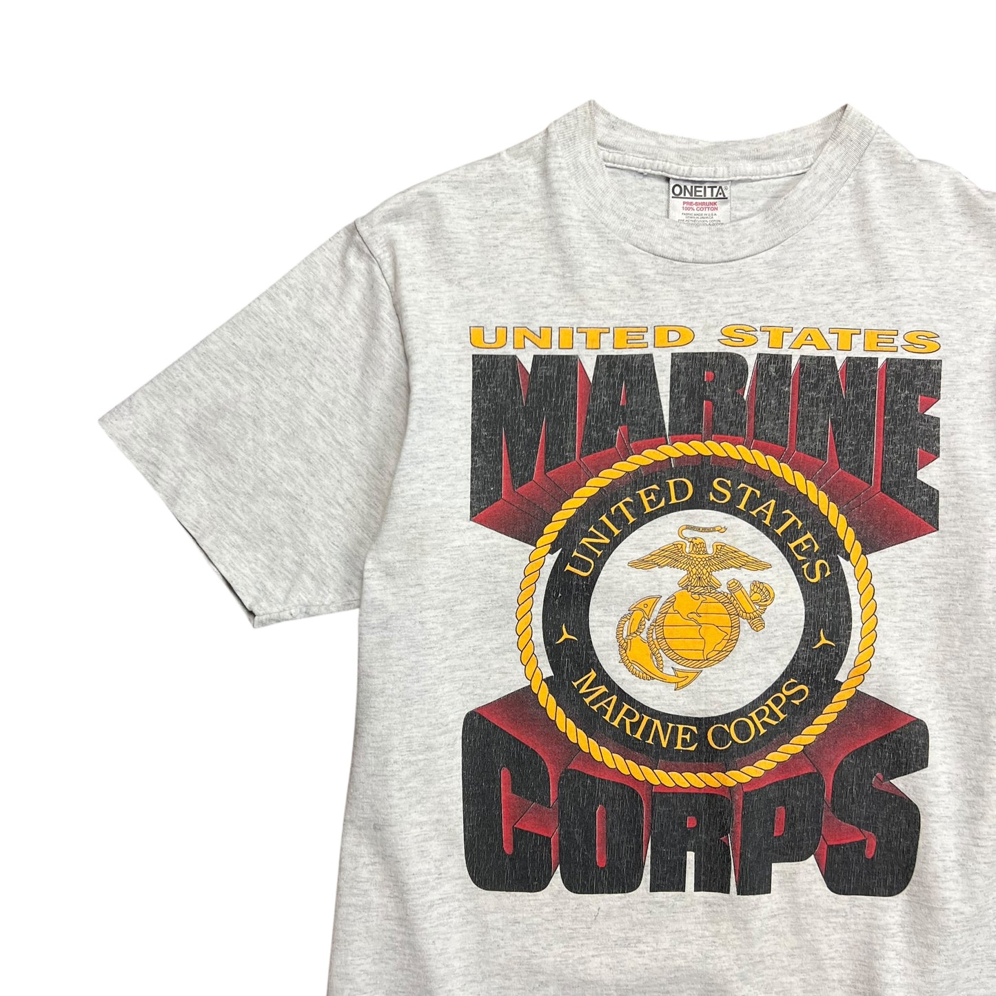 United States Marine Corps 3D Font T-shirt - M