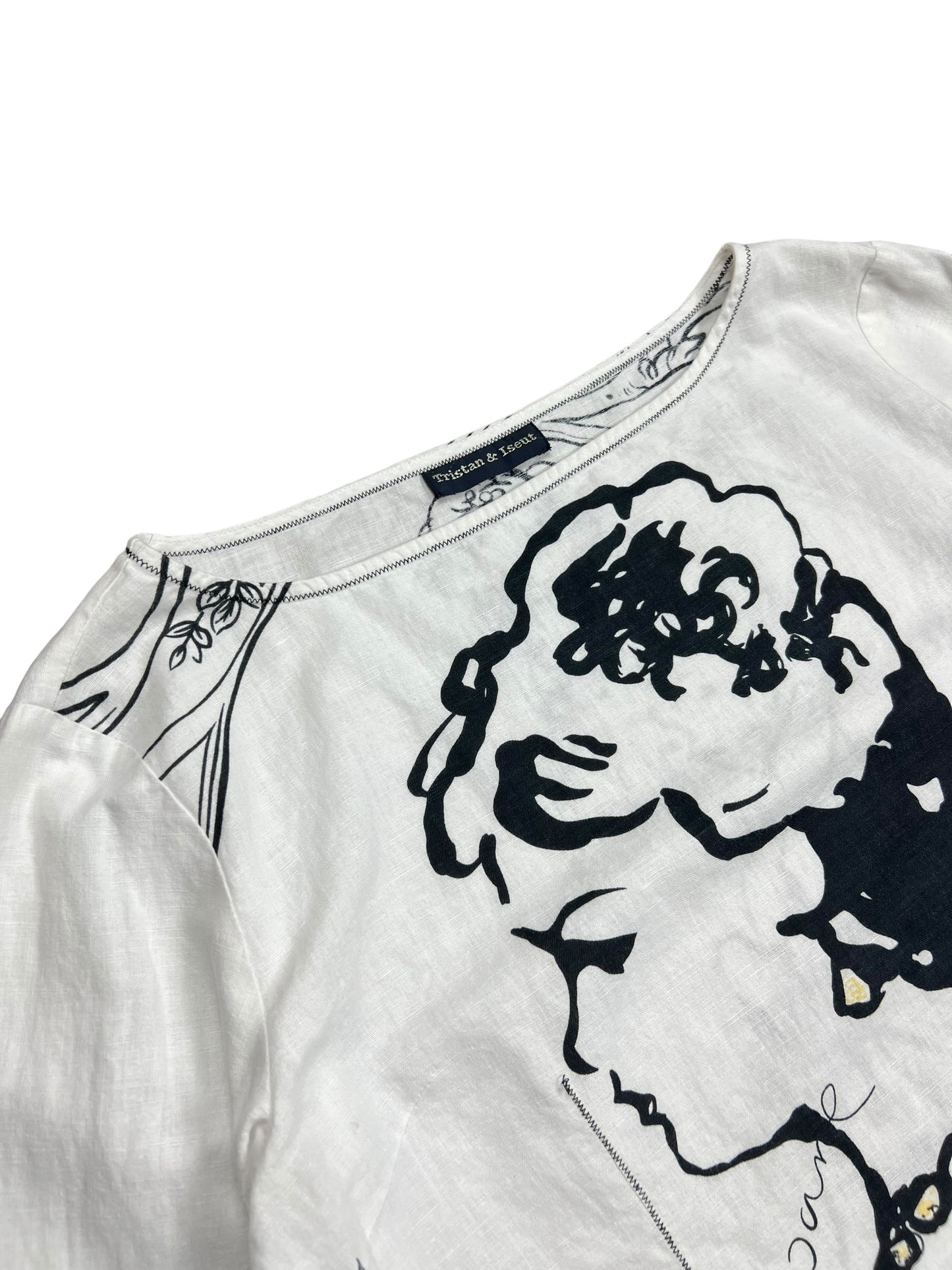 Tristen & Iseut French Portrait Long Sleeve Shirt - M