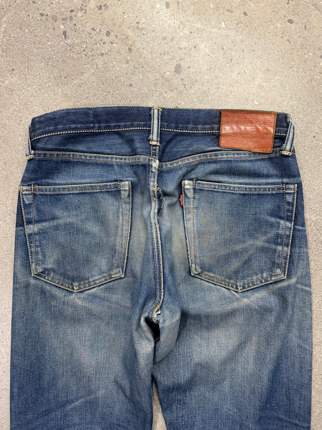 Faded Evisu Japanese Selvedge Jeans - 31”