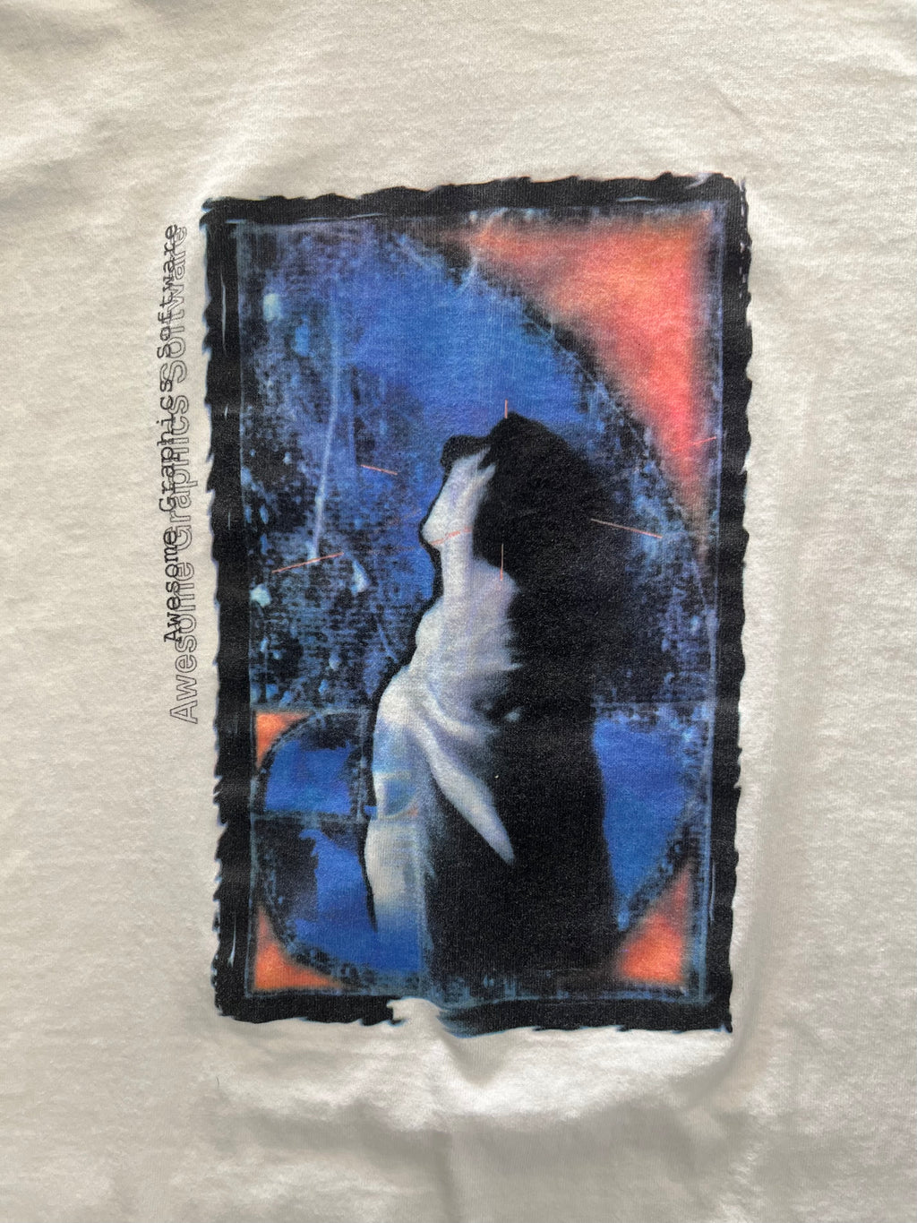 1996 Apple Corel Draw 8 MacOS Draw Different CD Promo T-Shirt - XL