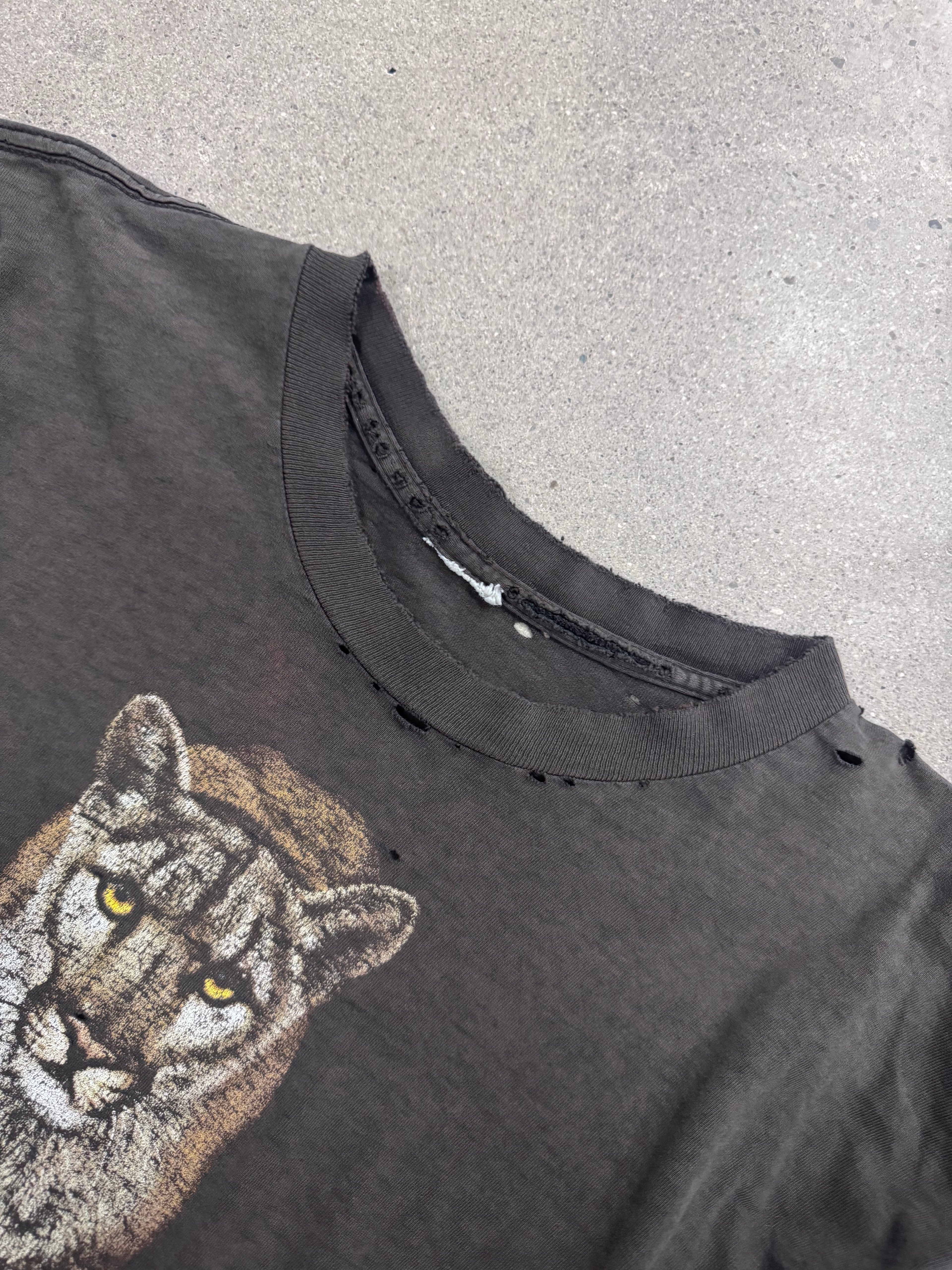 Ausgeblichenes & Used 1999 Born To Be Wild Cougar T-Shirt - XL