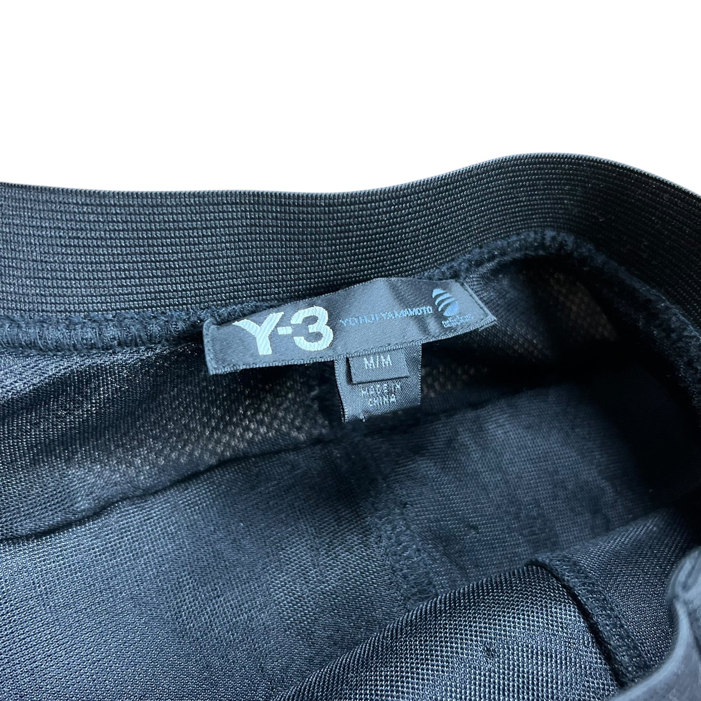 Y-3 Black Asymmetrical Mesh Skirt - M