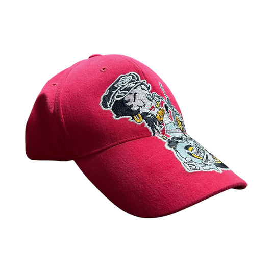 2002 Red Betty Boop Biker Cap - OS
