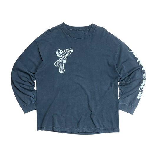 Soho Faded Tattoo Skull Long-sleeve Shirt - XL