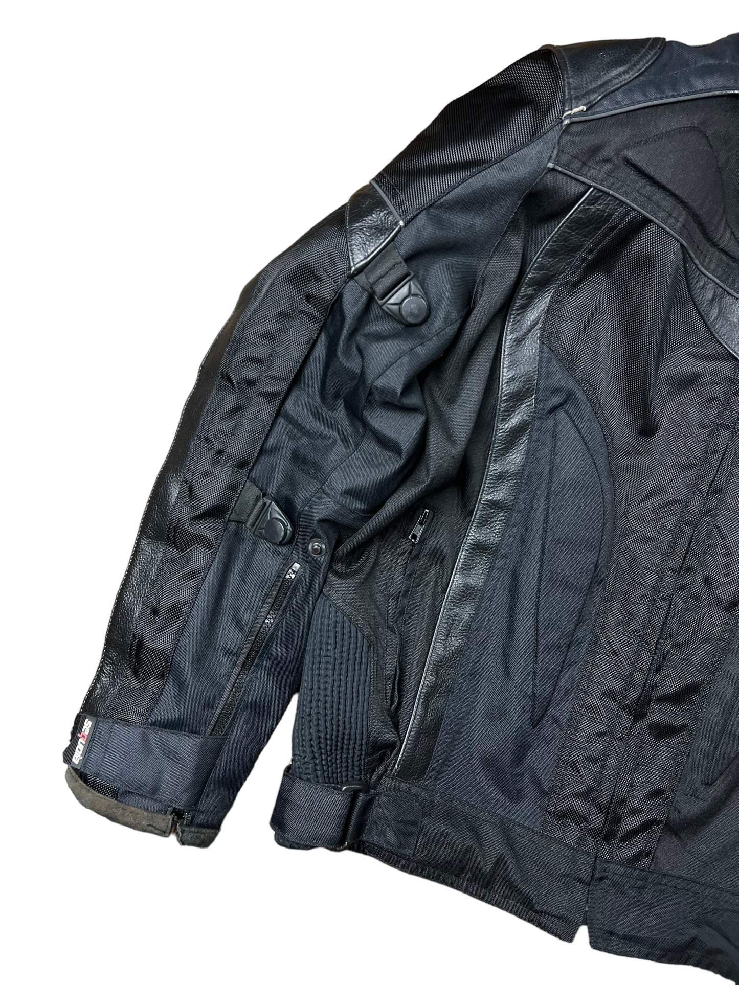 Black Sequola Motorcycle Jacket - M