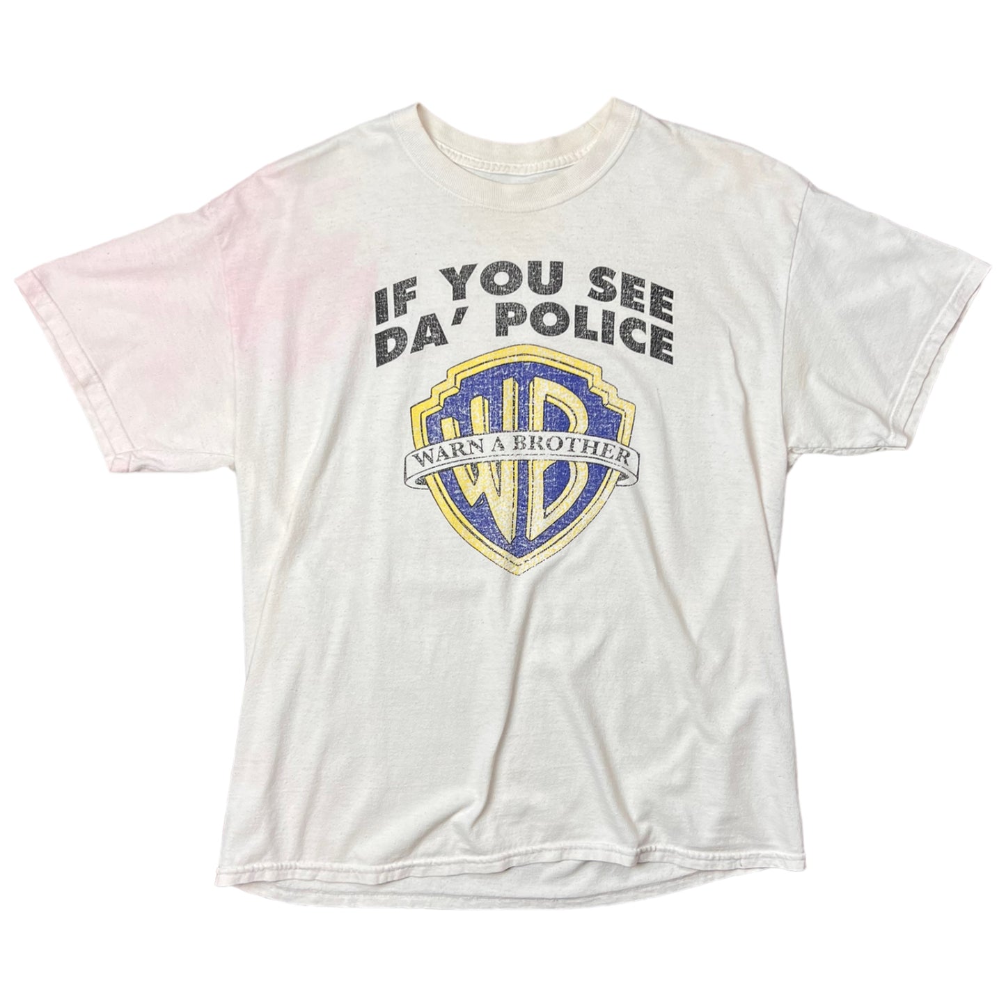 If you see da’ police Warn A Brother T-shirt - L