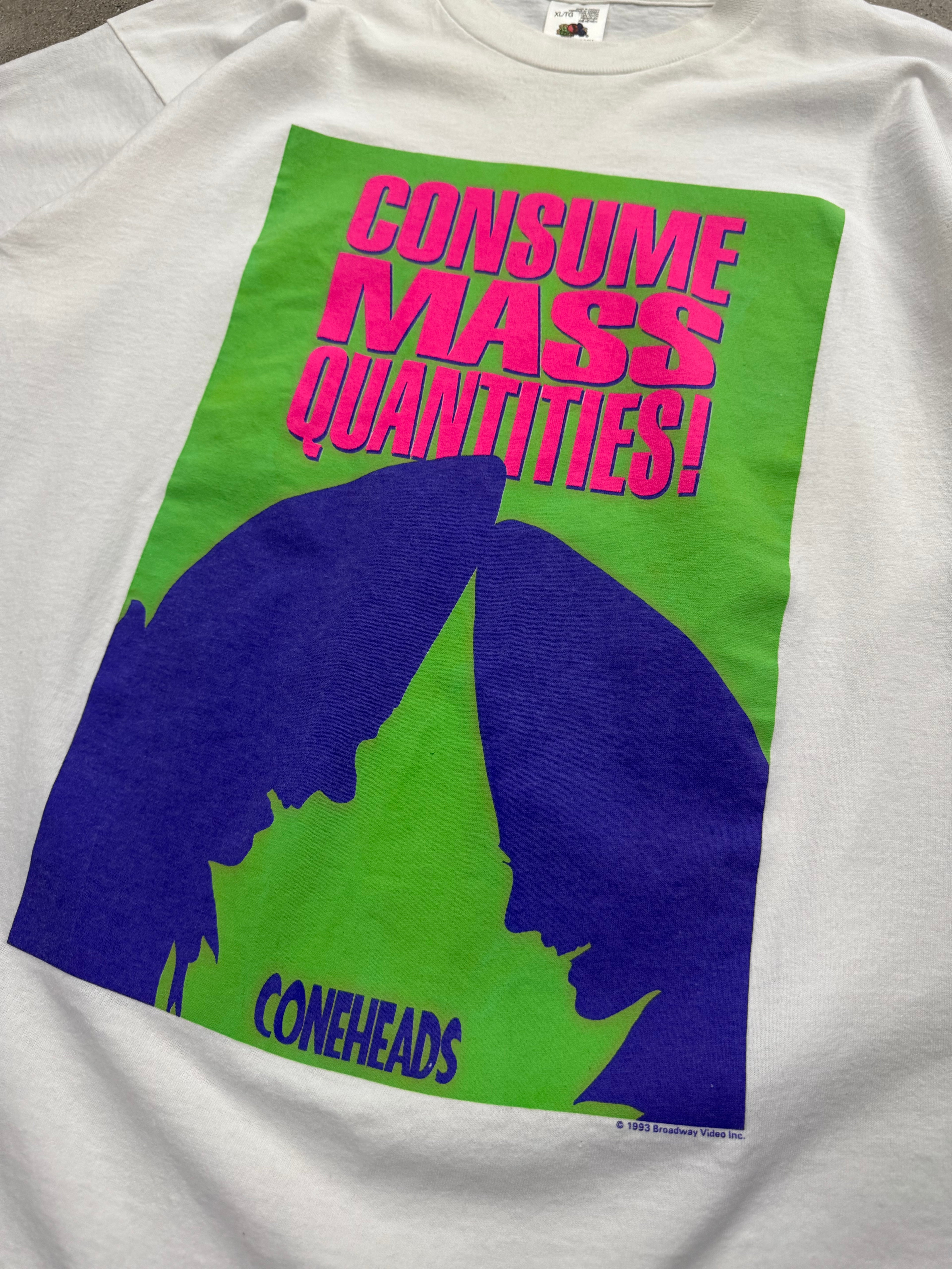1993 Coneheads Movie Promo T-Shirt - XL
