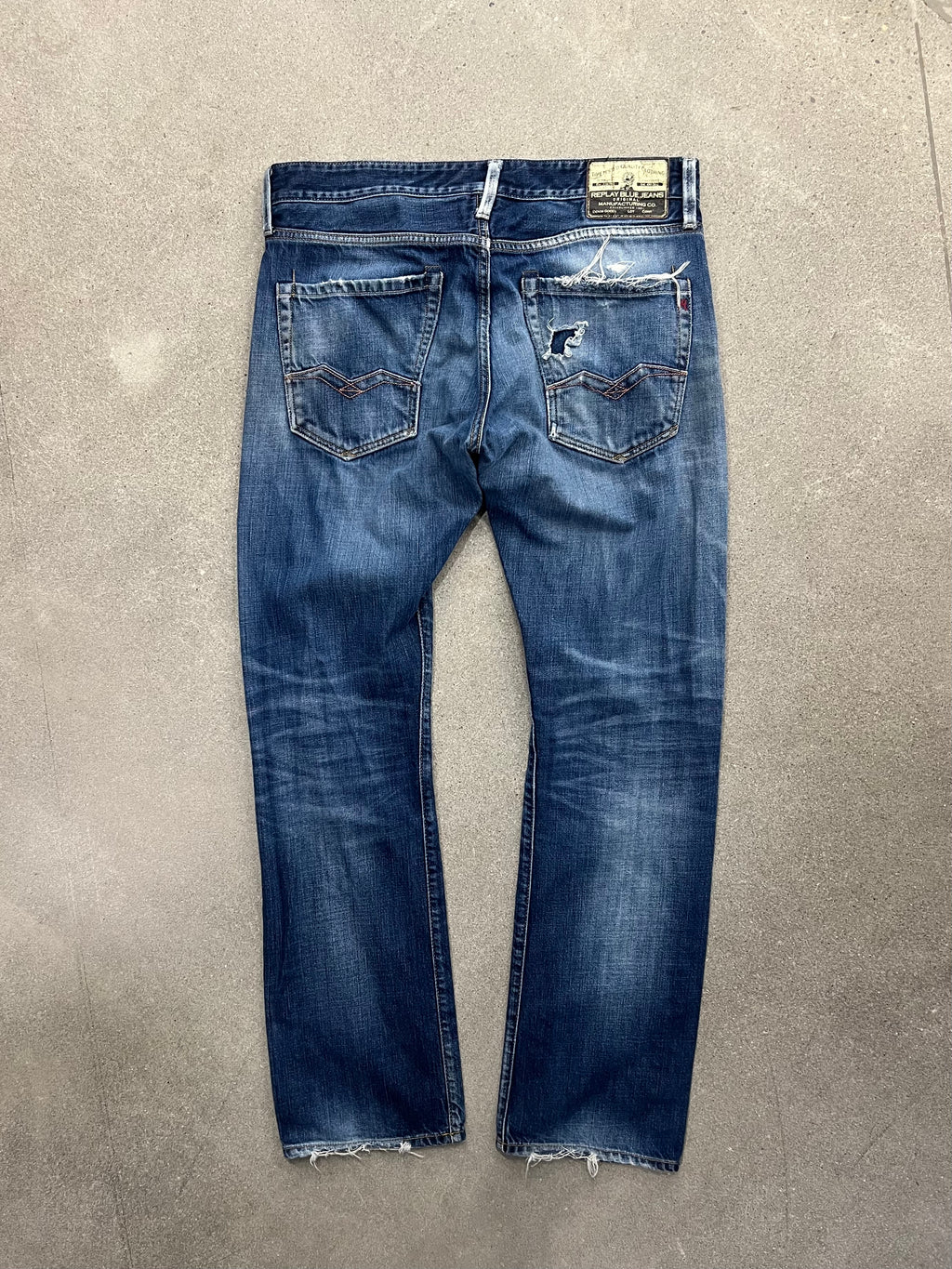 Replay Waitom Distressed Jeans - 34”