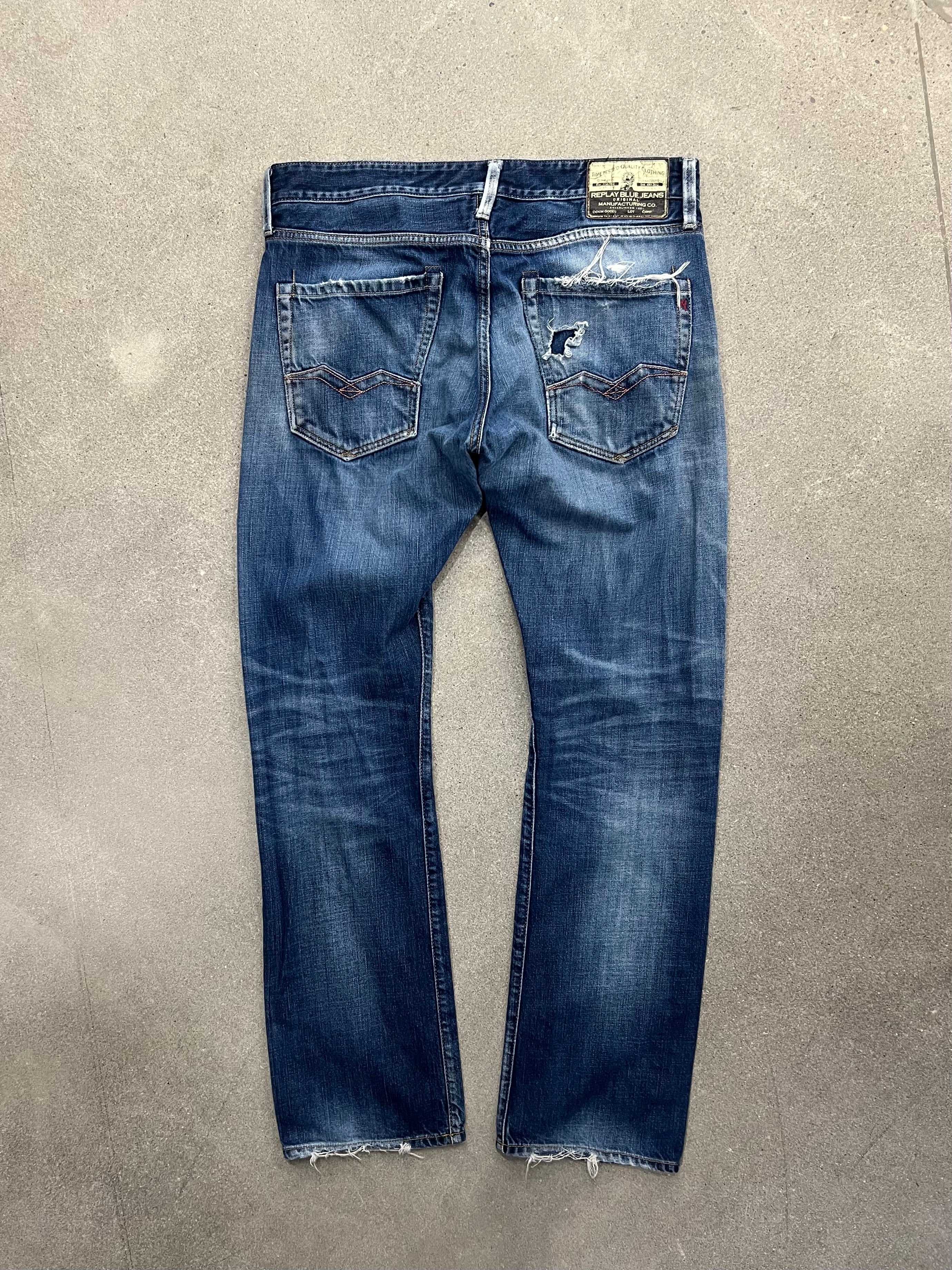 Replay Waitom Distressed Jeans - 34”