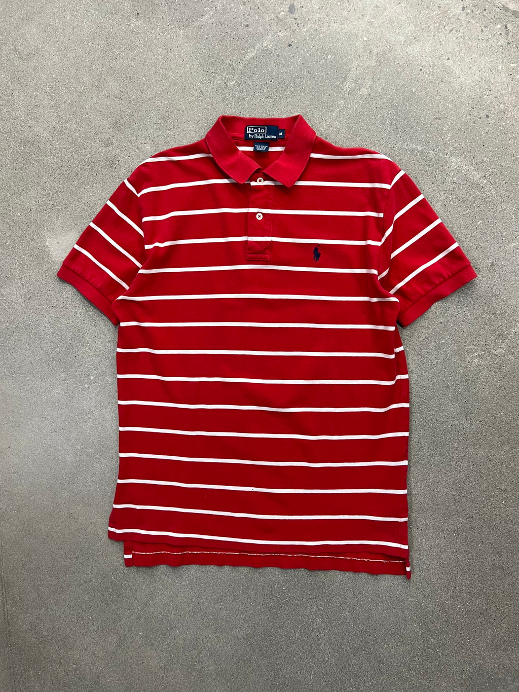 Polo By Ralph Lauren Classic Stripe Polo Shirt - L
