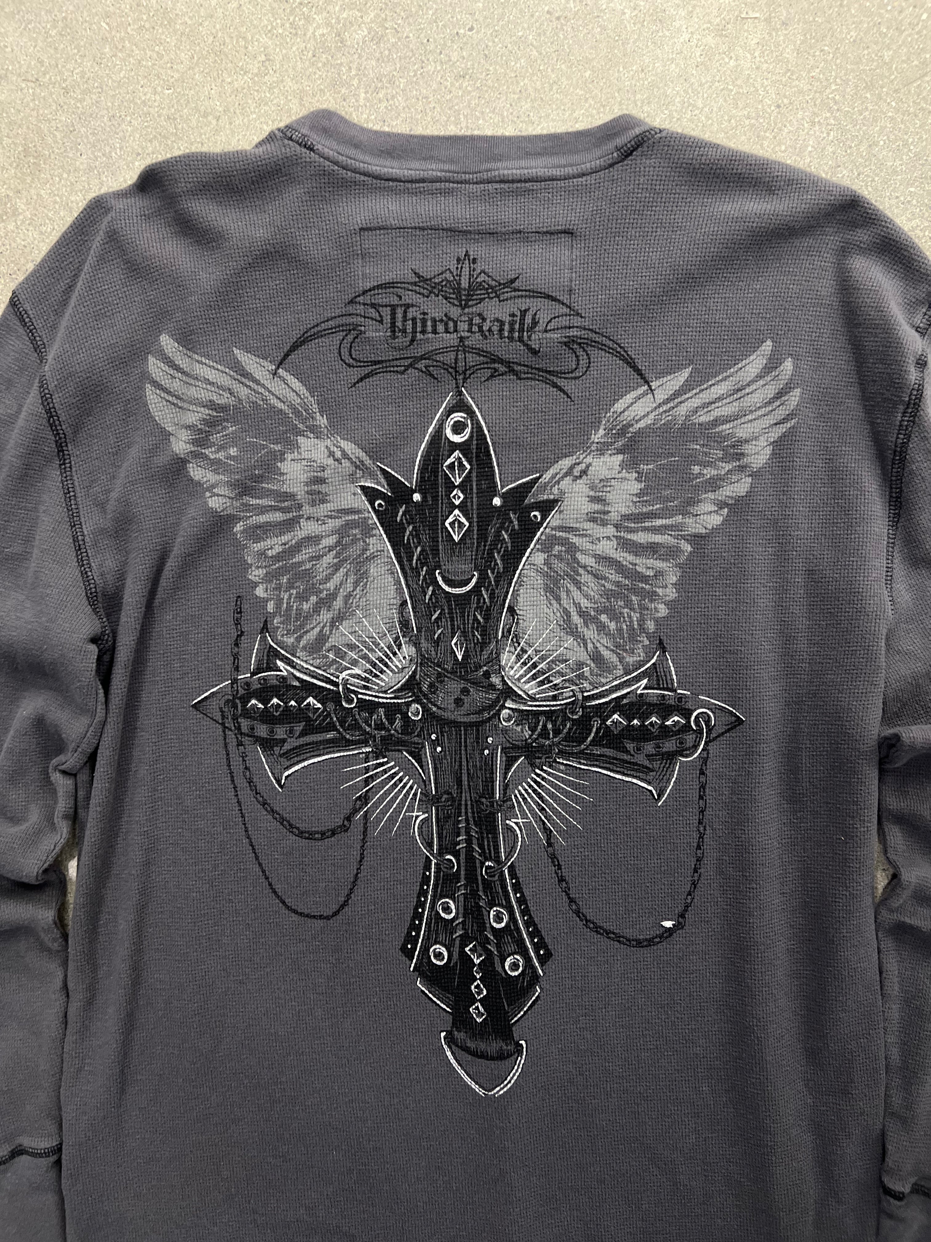 Third Rail Thermal Cross Long Sleeve Shirt - XL