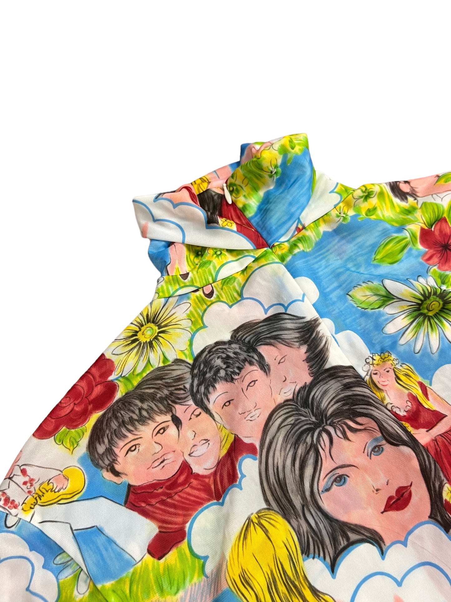 Prada Flashback Print Turtleneck - L