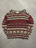 Denim & Supply Ralph Lauren Southwestern Henley Knit Sweater - M