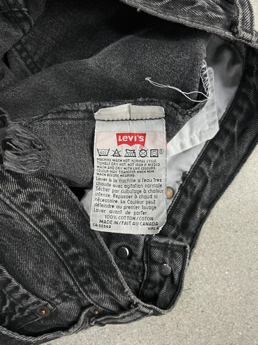 Faded Levi’s 501XX Jean Shorts - 31”